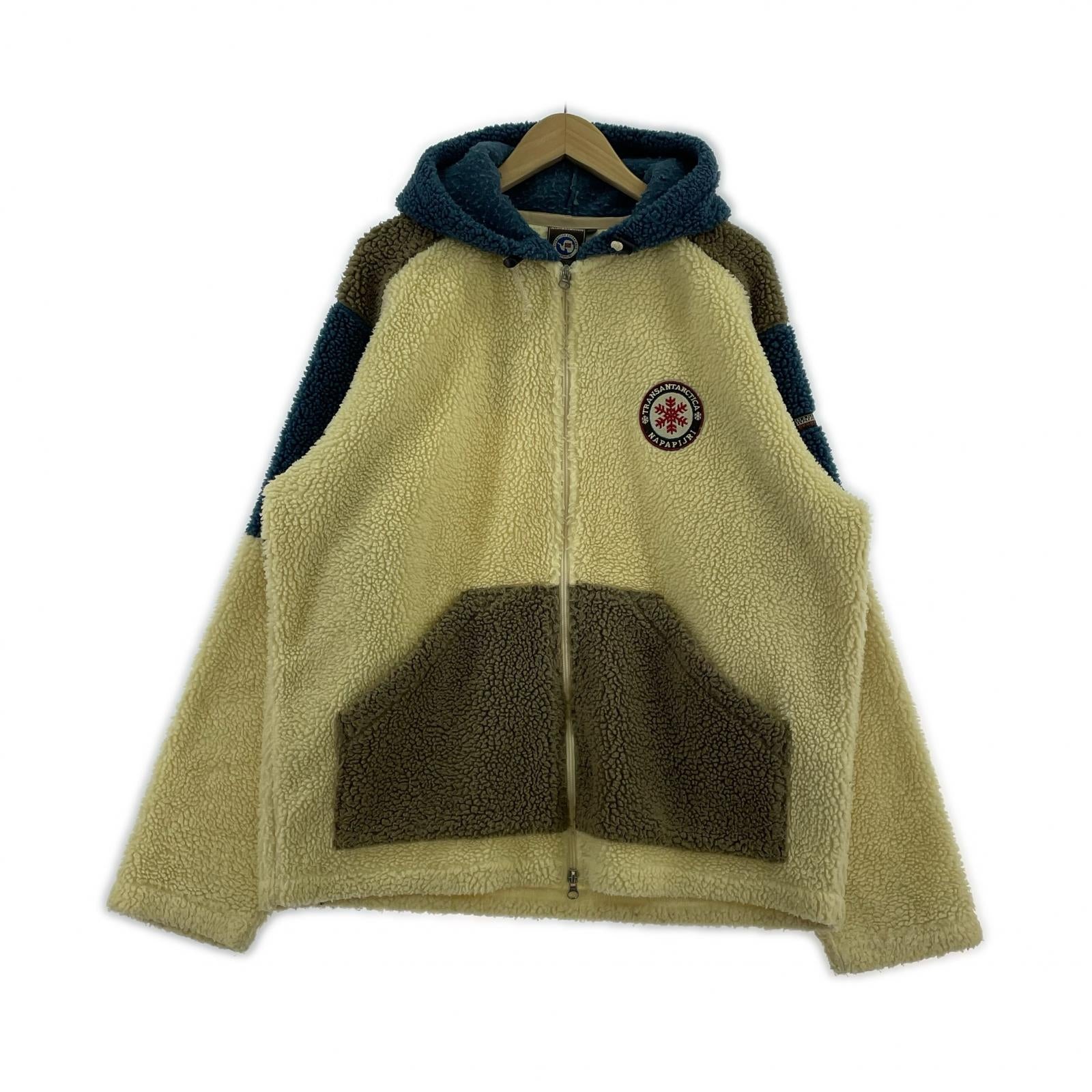ジャケット napapijri フリース ベージュ