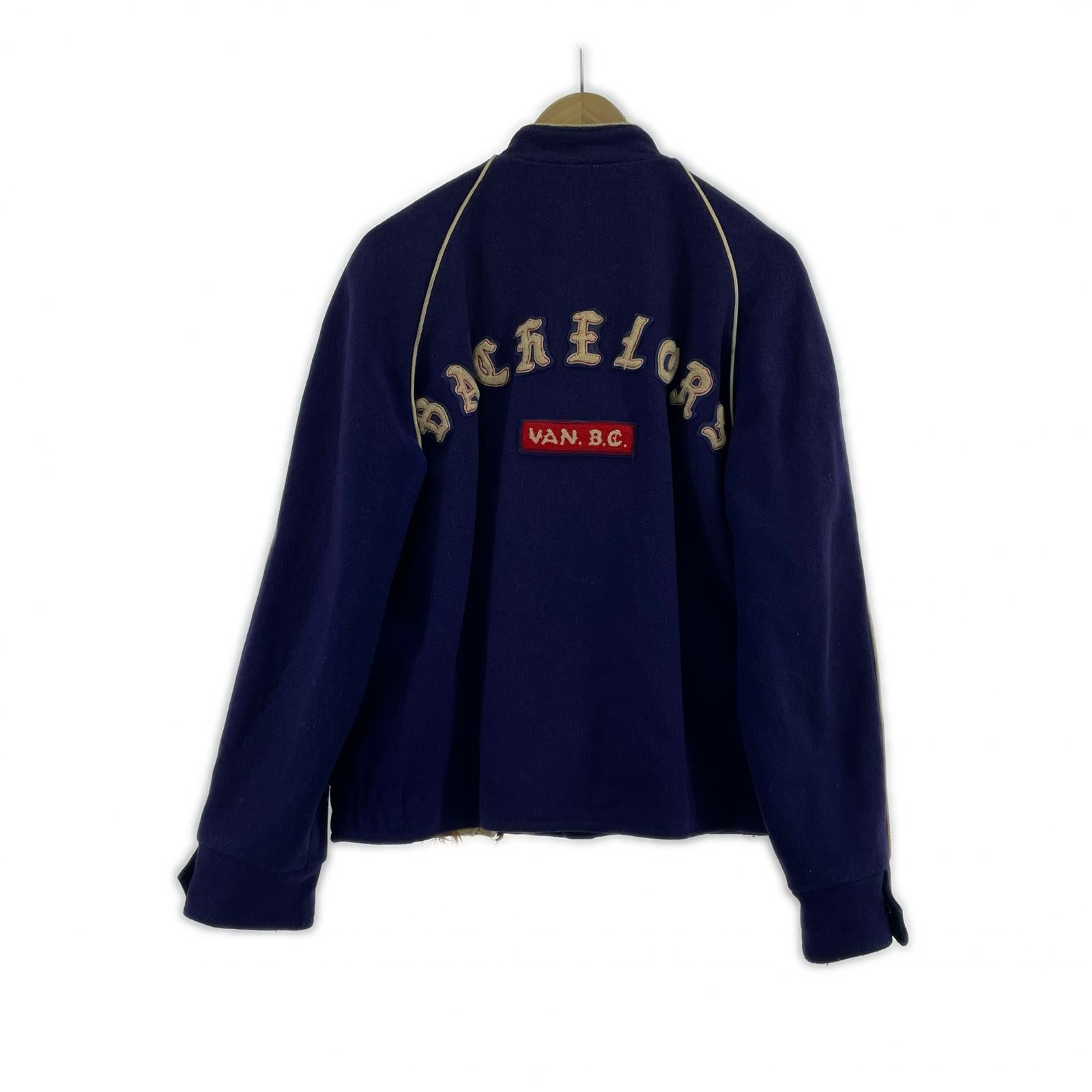 ブルゾン 50s~60s Wool Versity Jacket PPL パープル