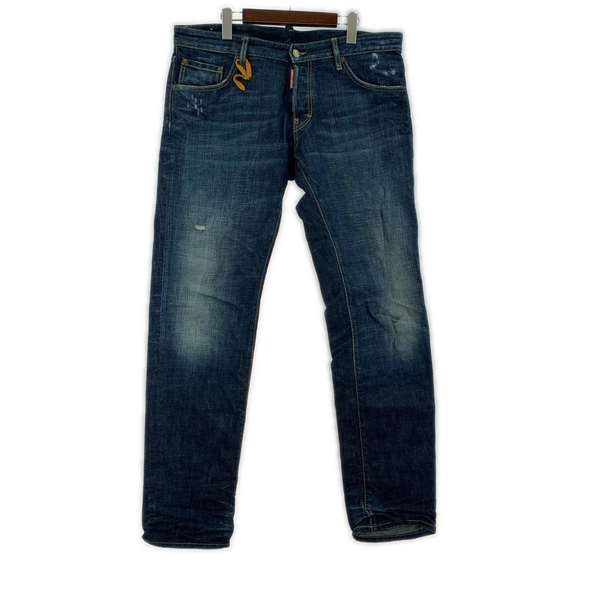 デニムパンツ 11AW Leather Strap Sexy Regular Pants 52 52