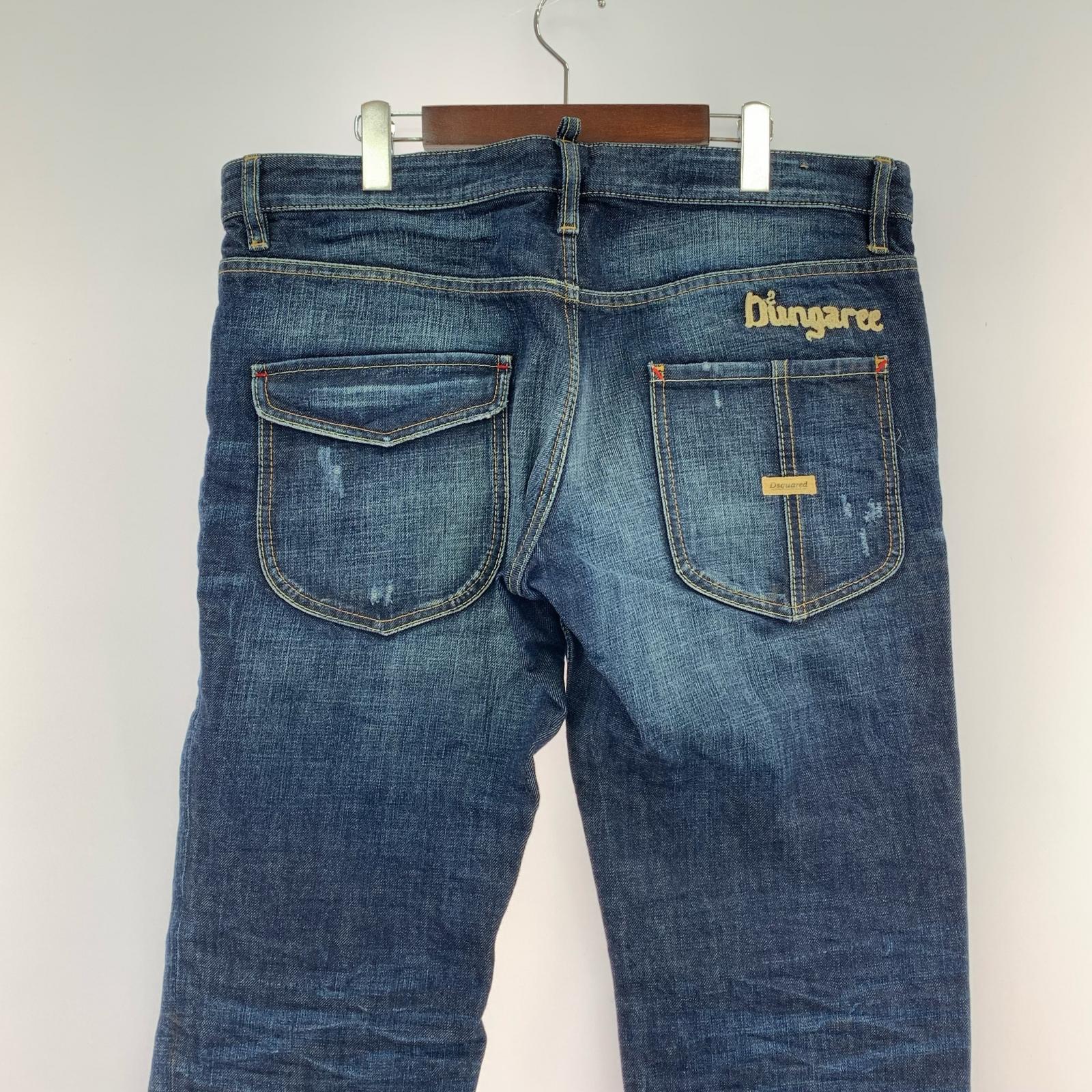 デニムパンツ 11AW Leather Strap Sexy Regular Pants 52 52