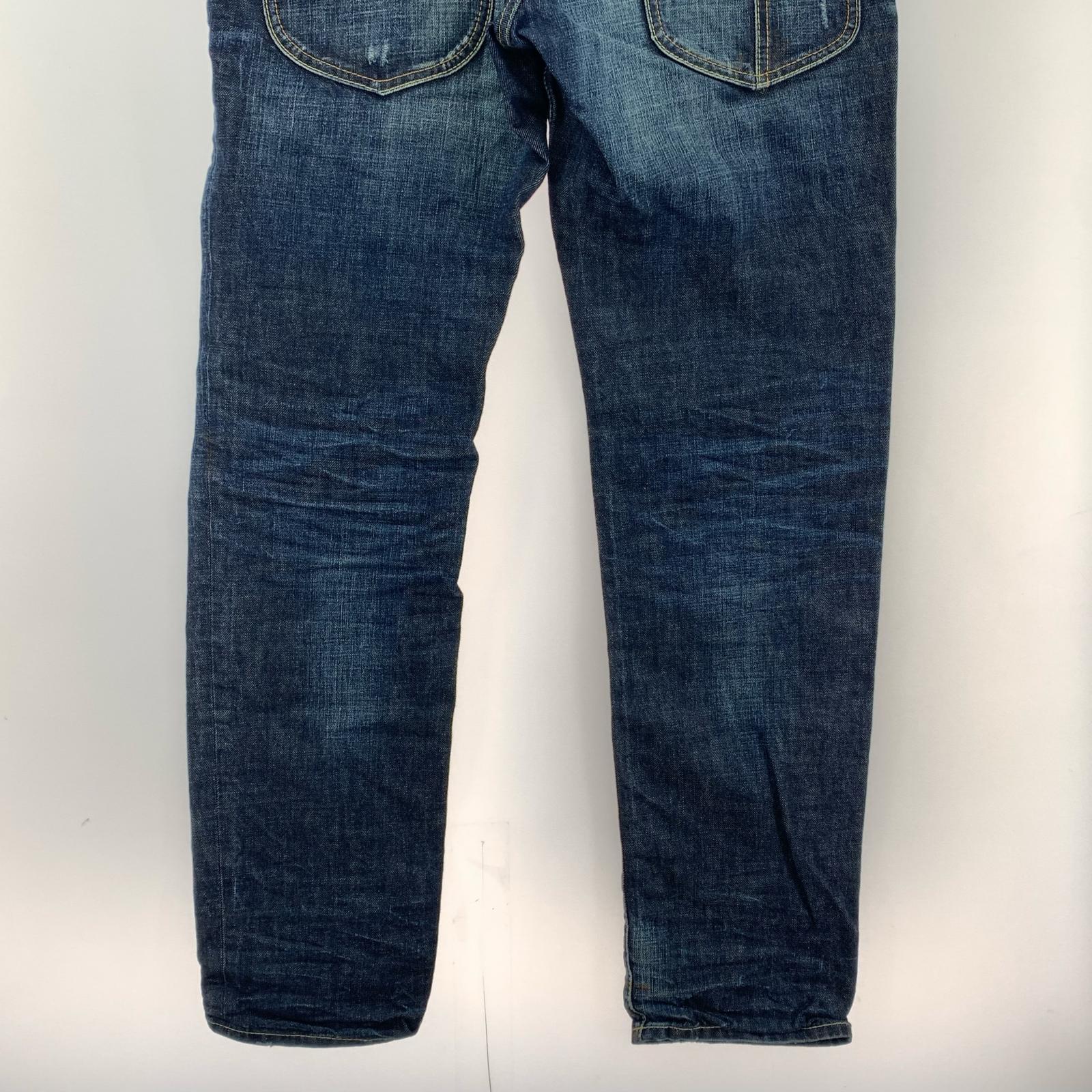 デニムパンツ 11AW Leather Strap Sexy Regular Pants 52 52