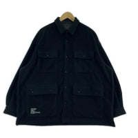 ジャケット 25AW MICRO FLEECE COVERALL BLK L ブラック