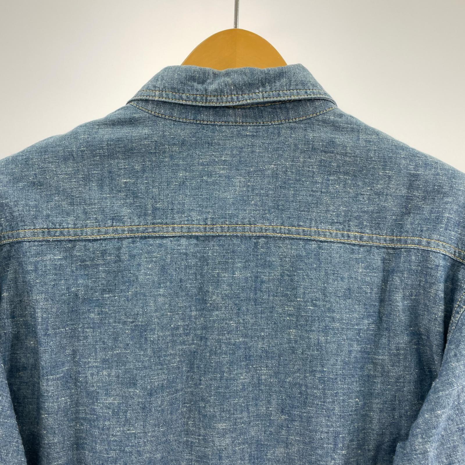 長袖シャツ NEIGHBORHOOD L/Sシャンブレーシャツ S ブルー