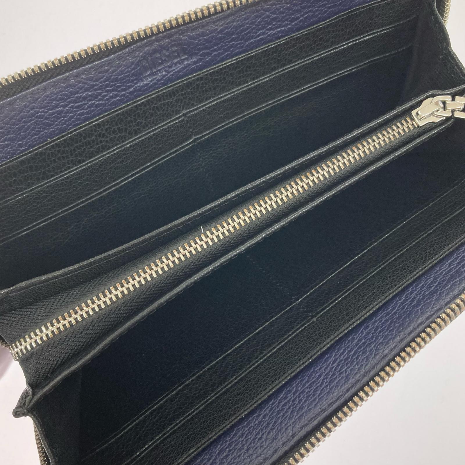 長財布 レザーロングウォレット 黒 ブラック