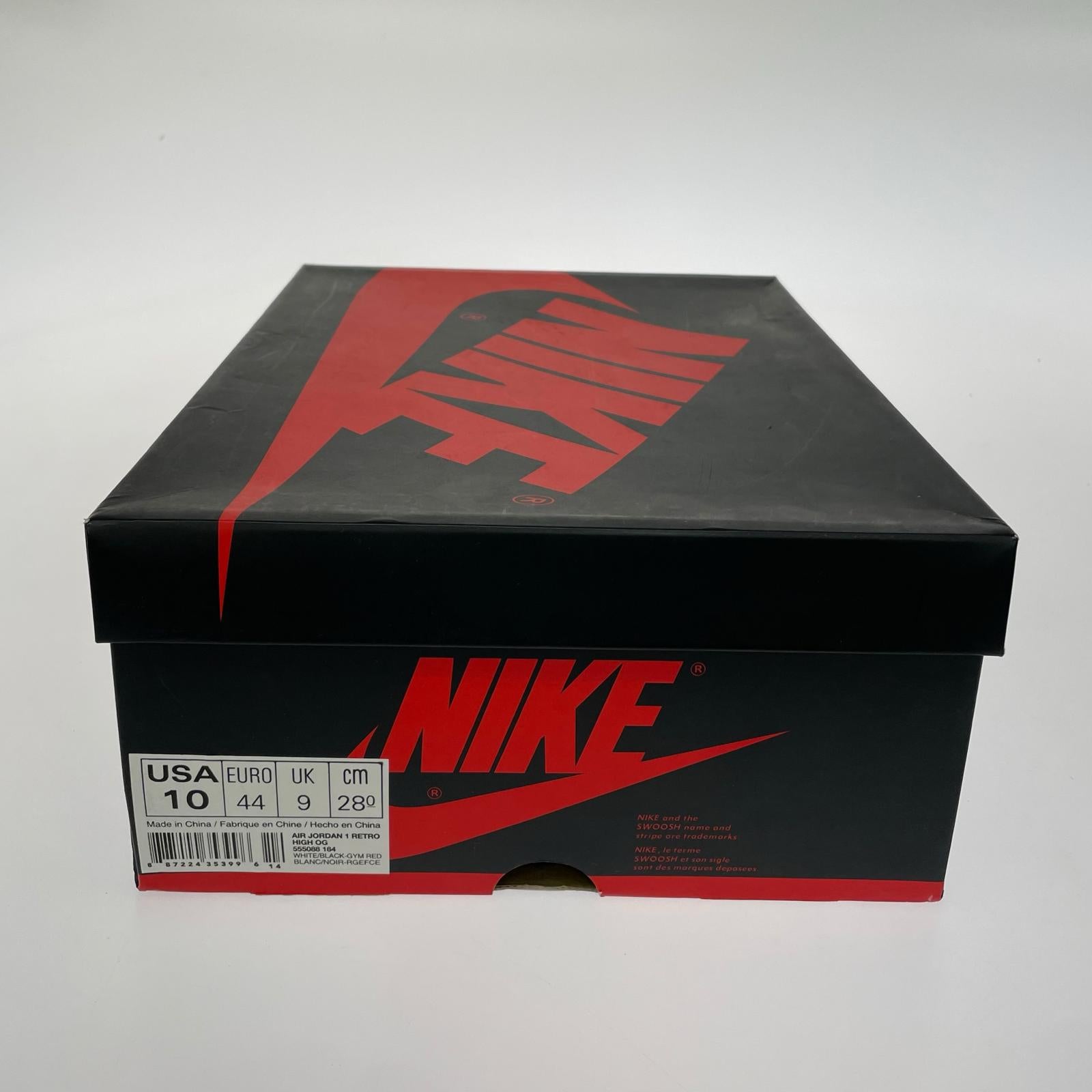 スニーカー Air Jordan 1 Retro High OG Black Toe 28cm (US10 UK9 1/2 EU46)