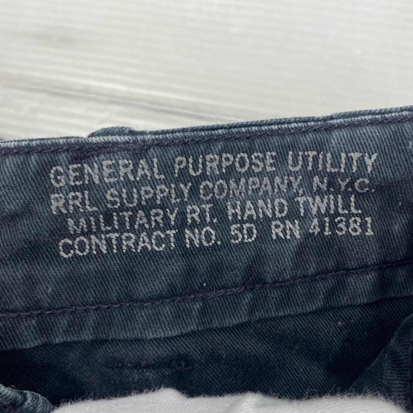 パンツ OFFICERS FIELD TROUSERS ブラック