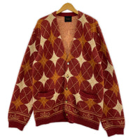 カーディガン taiga igari diamond cardigan アーガイル L