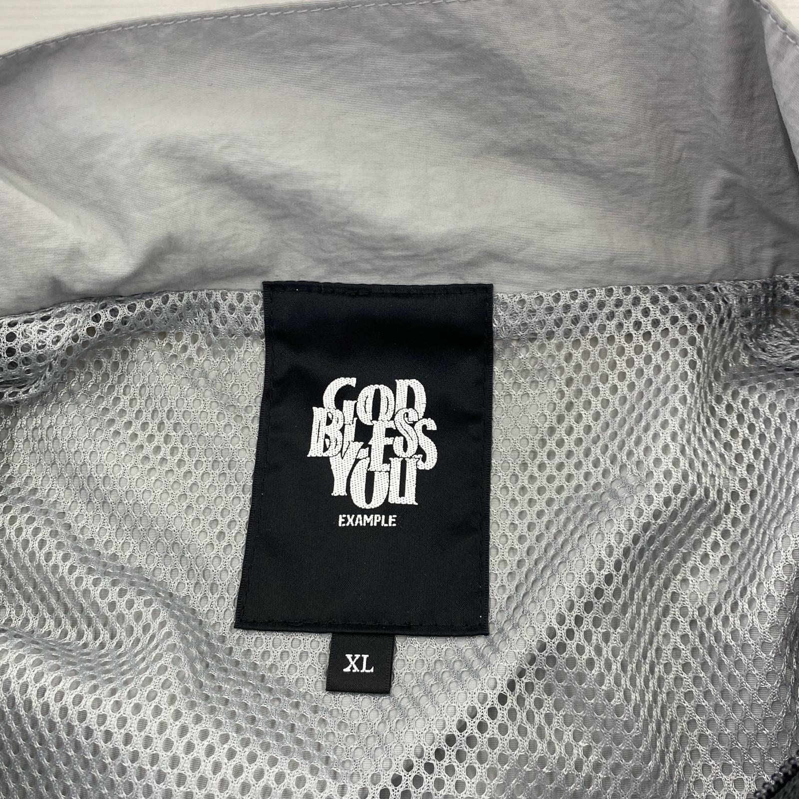 ジャケット example god bless you ジャケット グレー