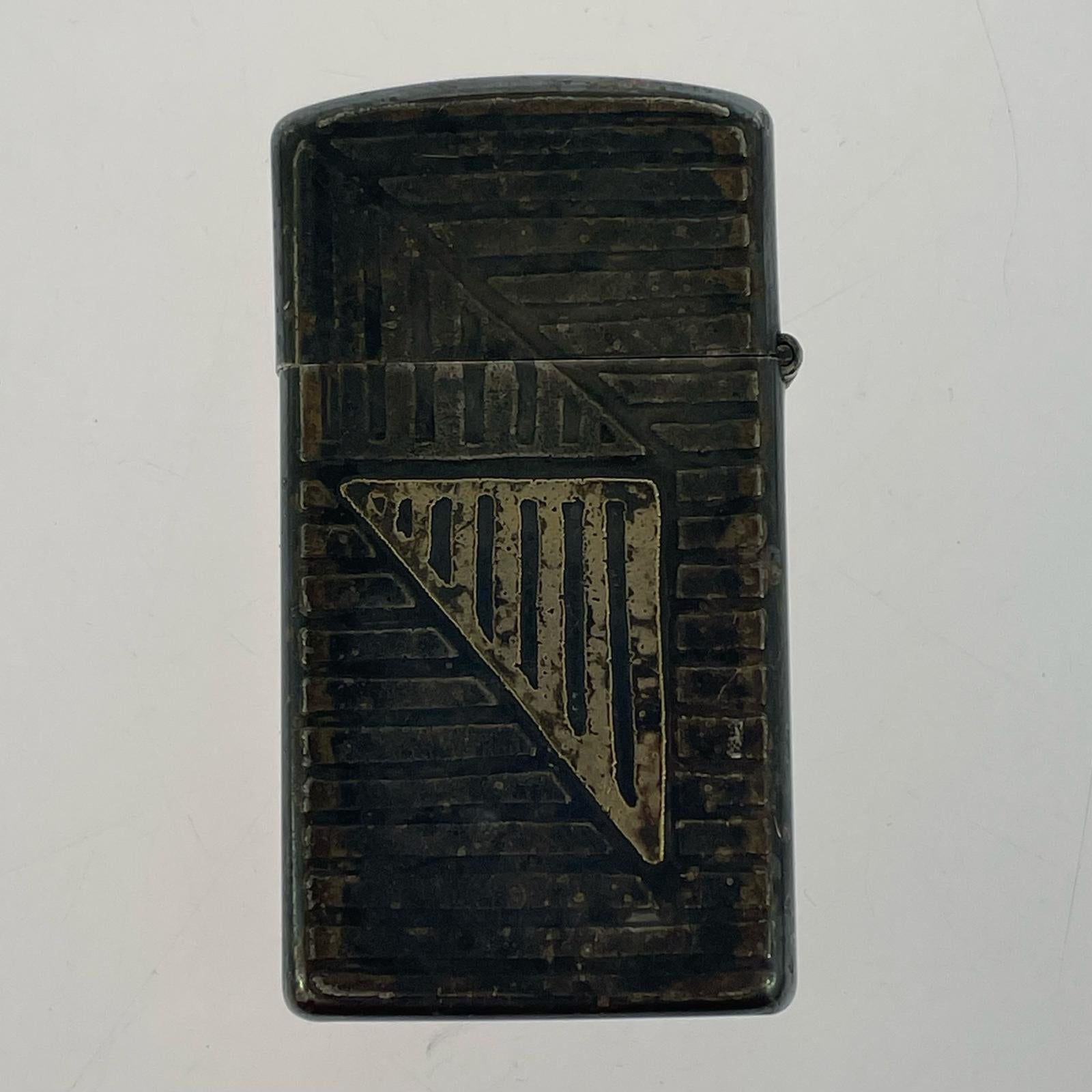 ライター ZIPPO 84年製 幾何学 スリム