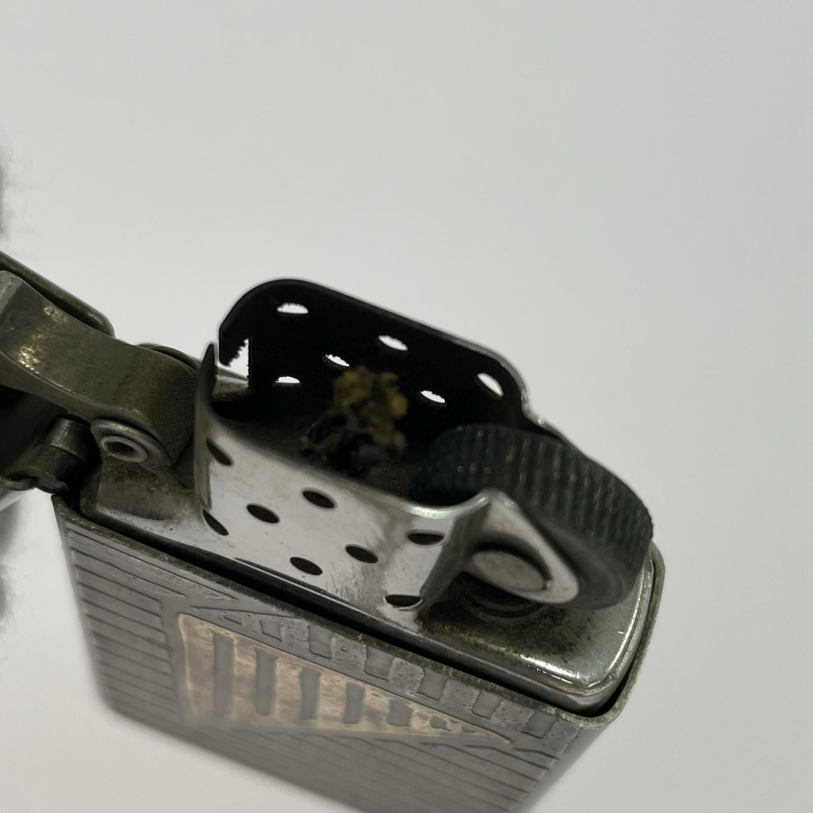 ライター ZIPPO 84年製 幾何学 スリム