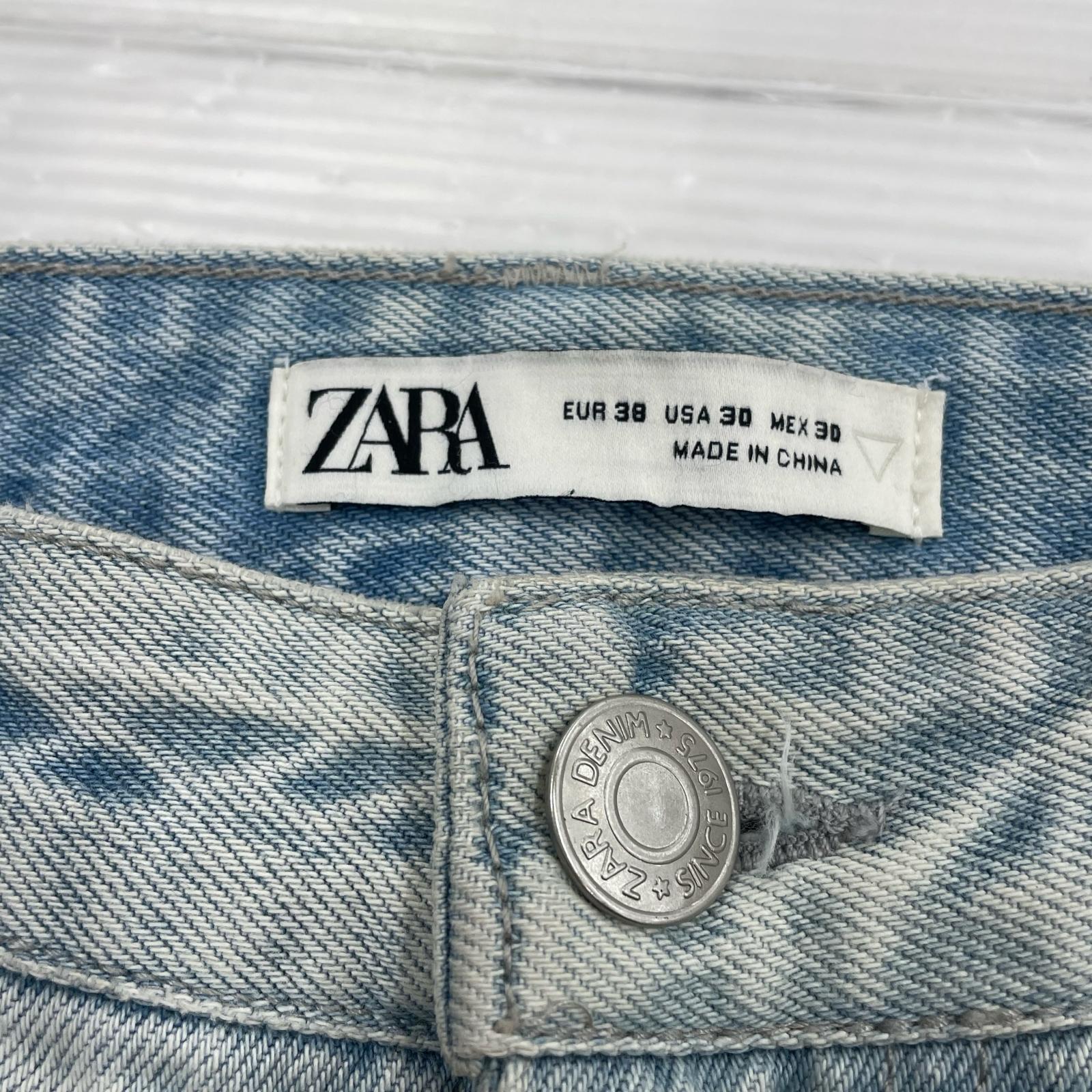 デニムパンツ ZARA デザインデニム