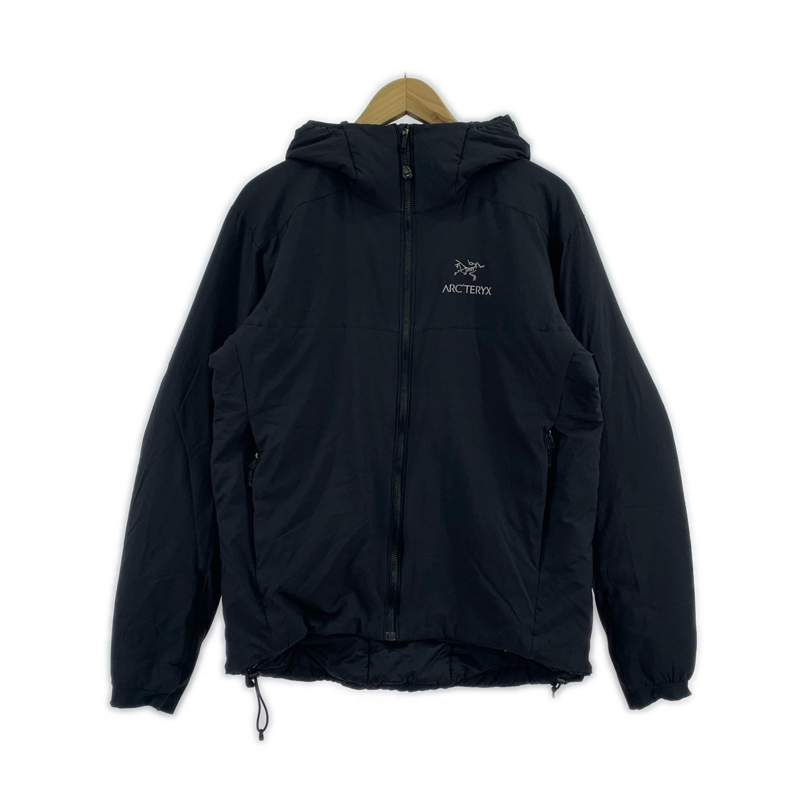 ダウンジャケット ATOM AR HOODY ブラック S S ブラック