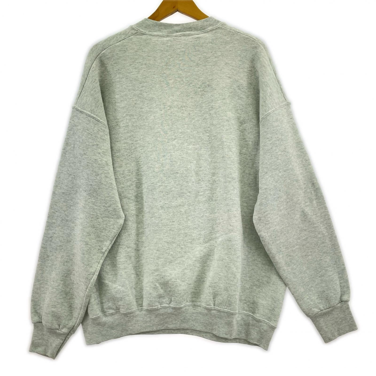 スウェット fruit of the loom 90s ビックプリント グレー グレー