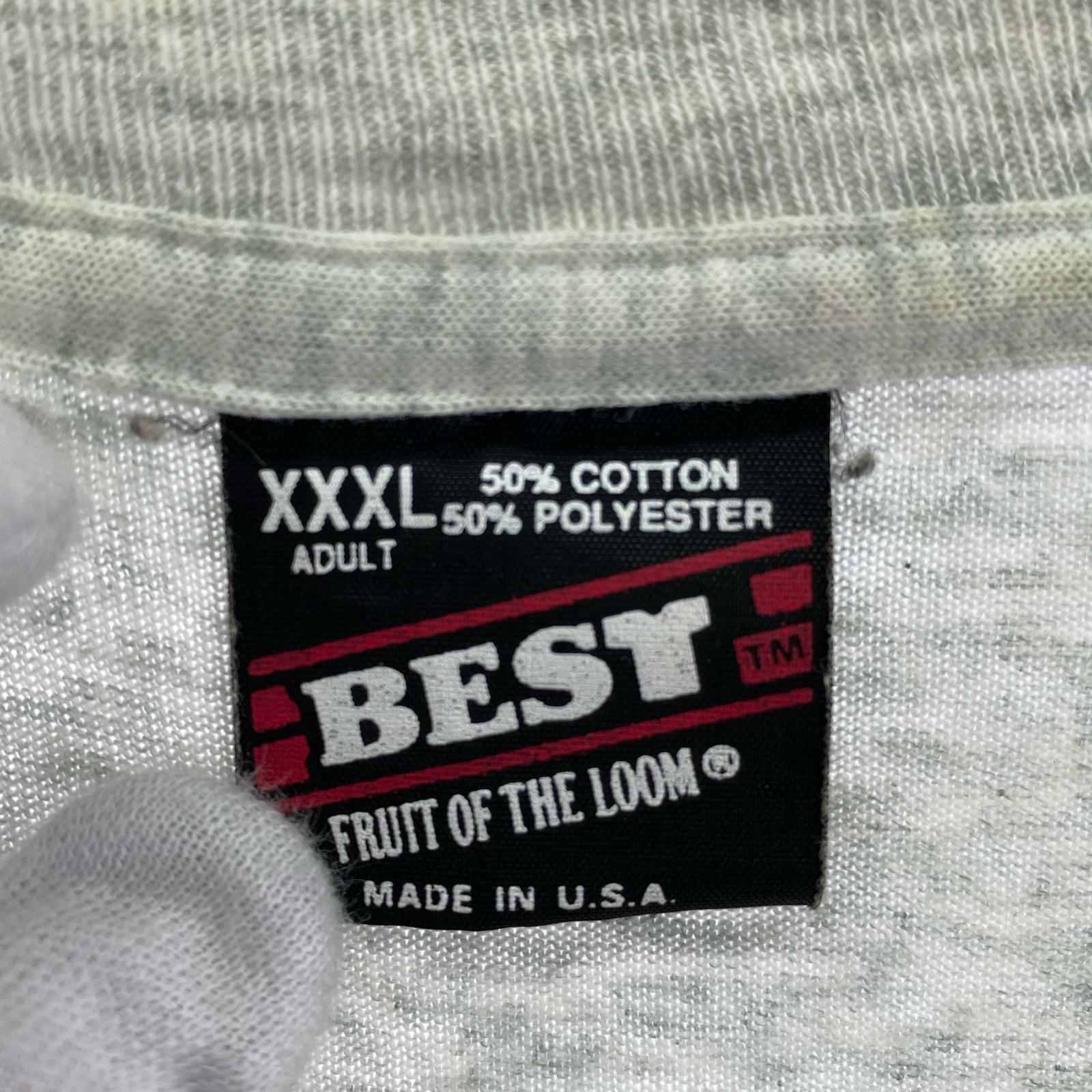 半袖Tシャツ 90s FRUITボディ USA製 グレー (XXXL) グレー
