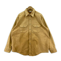 長袖シャツ BLACK DUCK USA製 モールスキン ベージュ(-) ベージュ