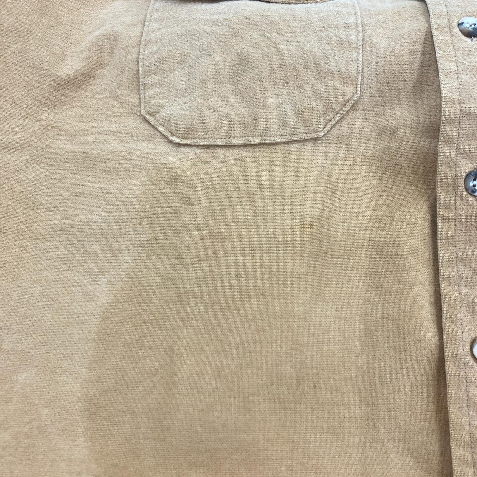 長袖シャツ BLACK DUCK USA製 モールスキン ベージュ(-) ベージュ