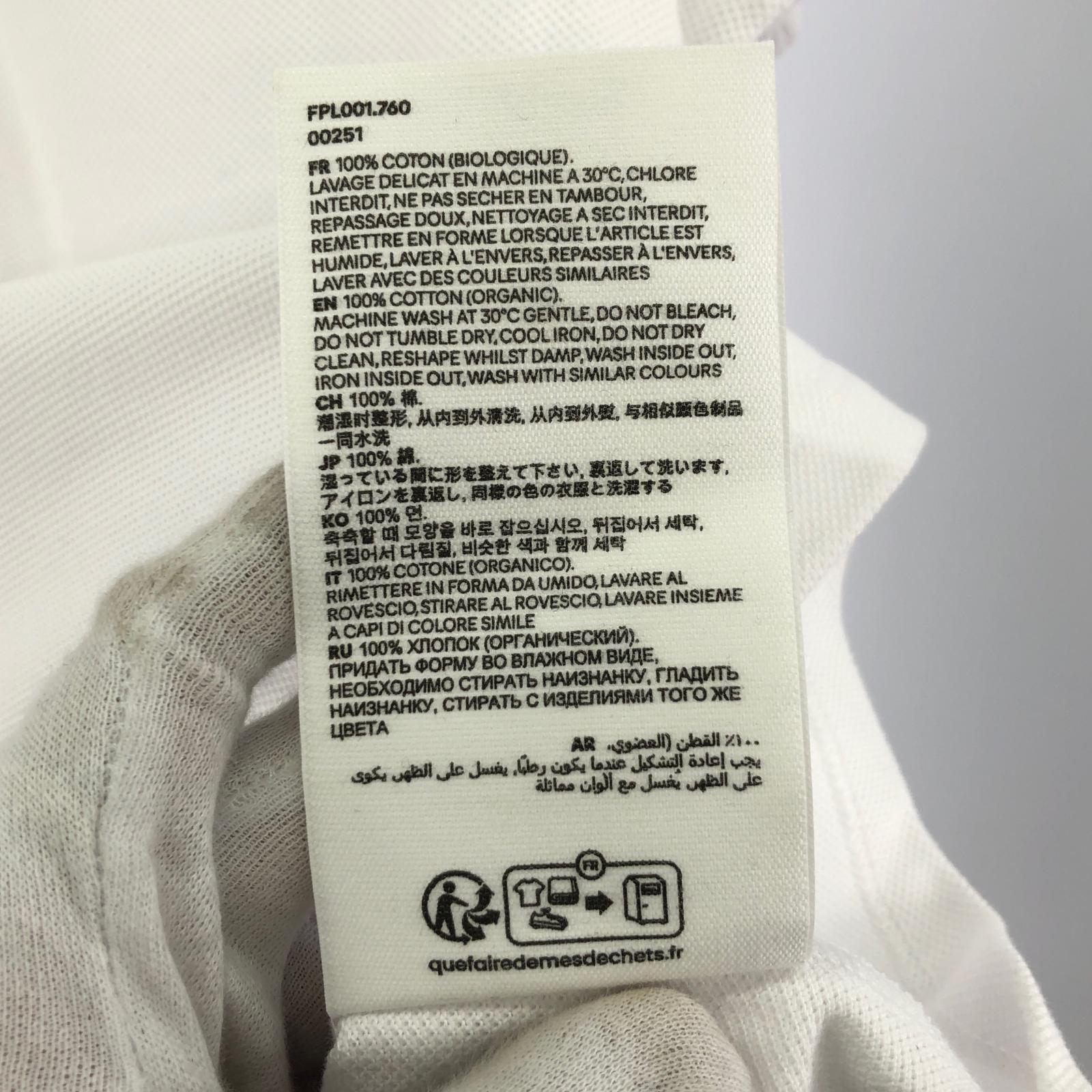半袖Tシャツ ロゴポロシャツ ホワイト S ホワイト