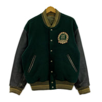 ジャケット 80s/MEN’S BIGI/スタジャン/袖レザー切替 3 グリーン