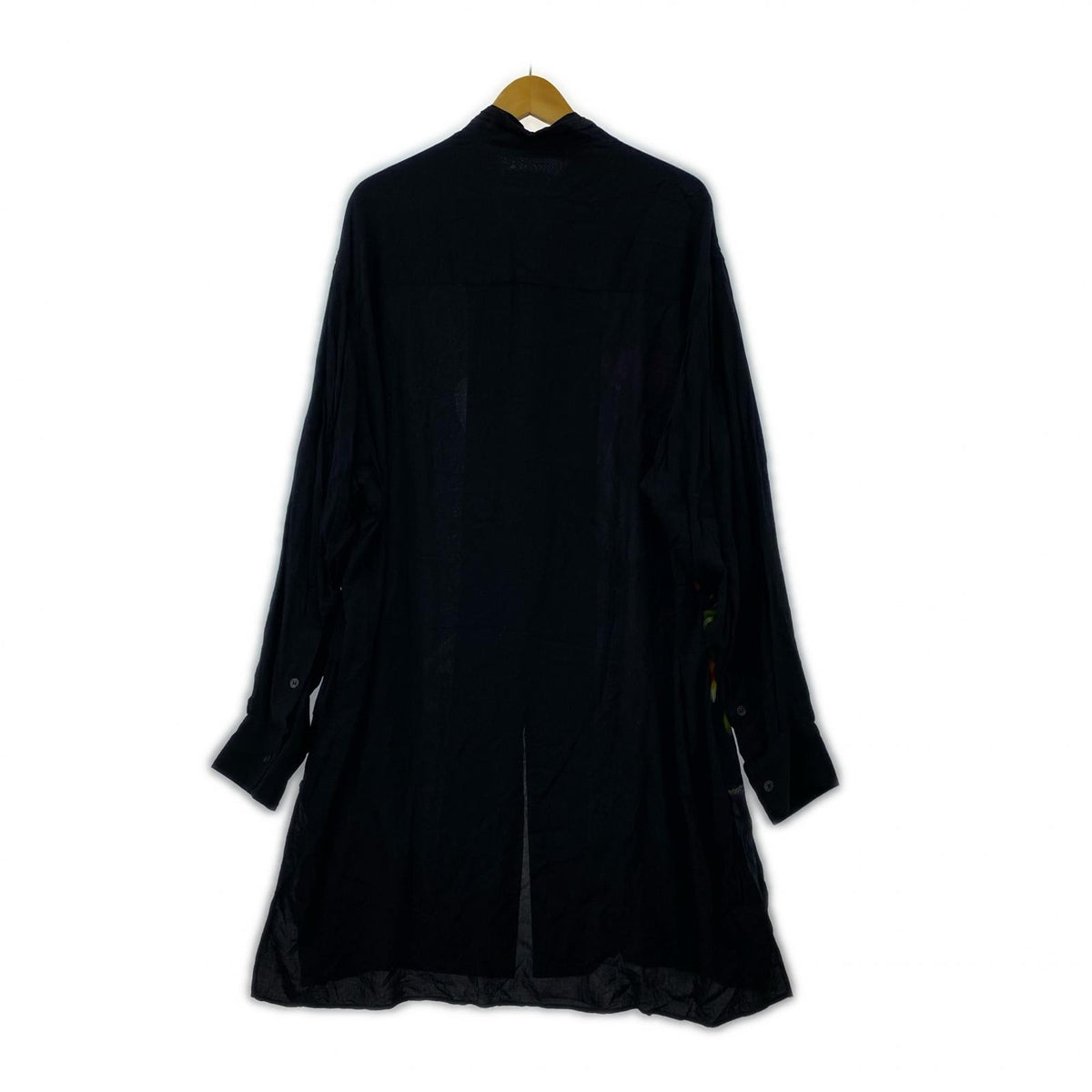 ジャケット 19ss 女と花 レーヨンシャツ 3 ブラック