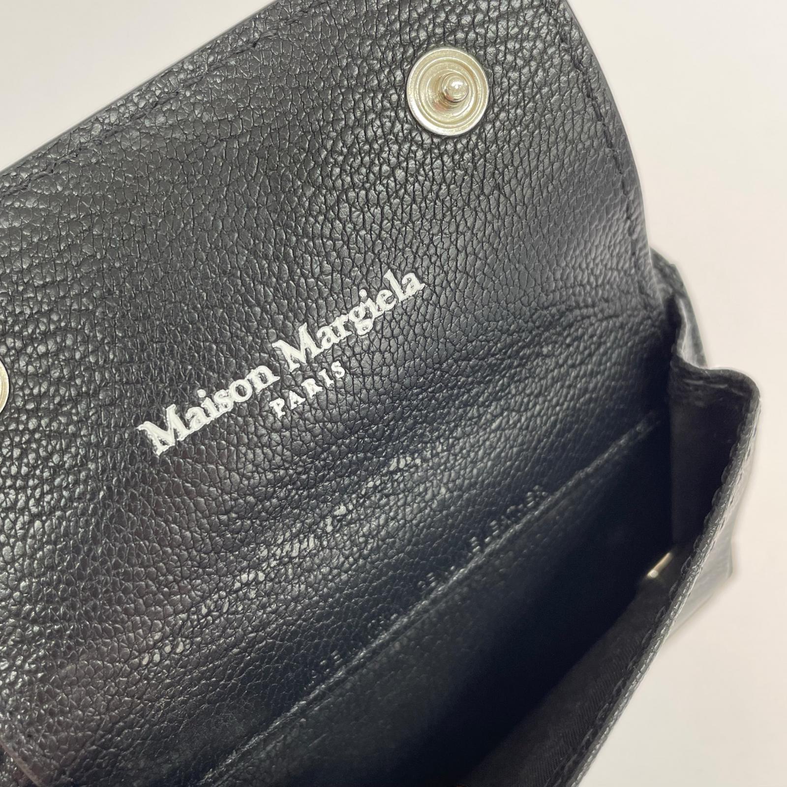 コンパクトウォレット MAISON MARGIELA コンパクトウォレット ブラック