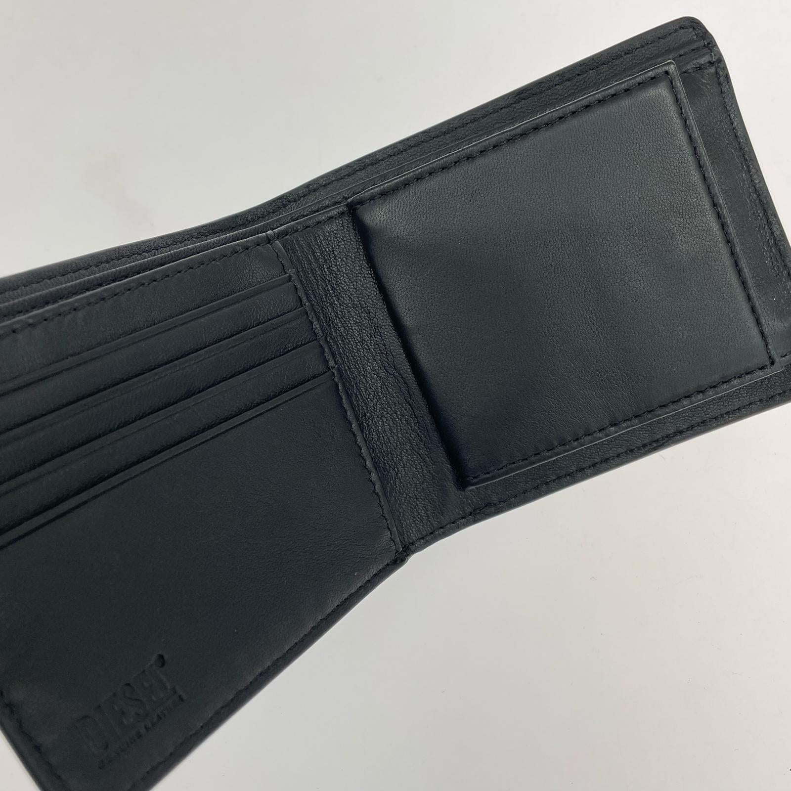 コンパクトウォレット DIESEL コンパクトウォレット ブラック