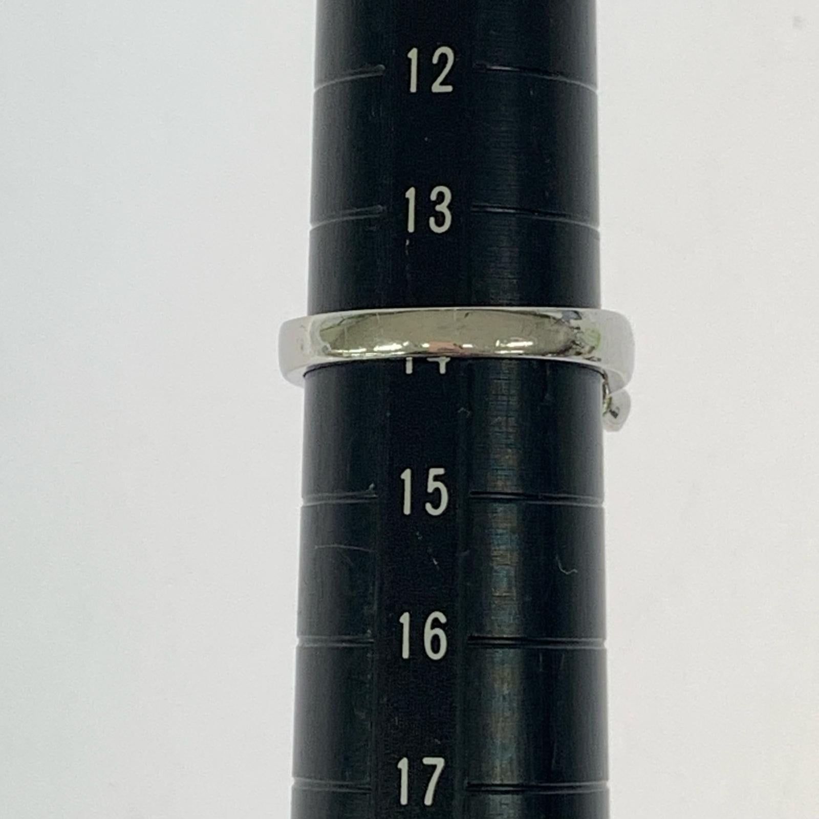 リング・指輪 slv925 石付き 14号 シルバー