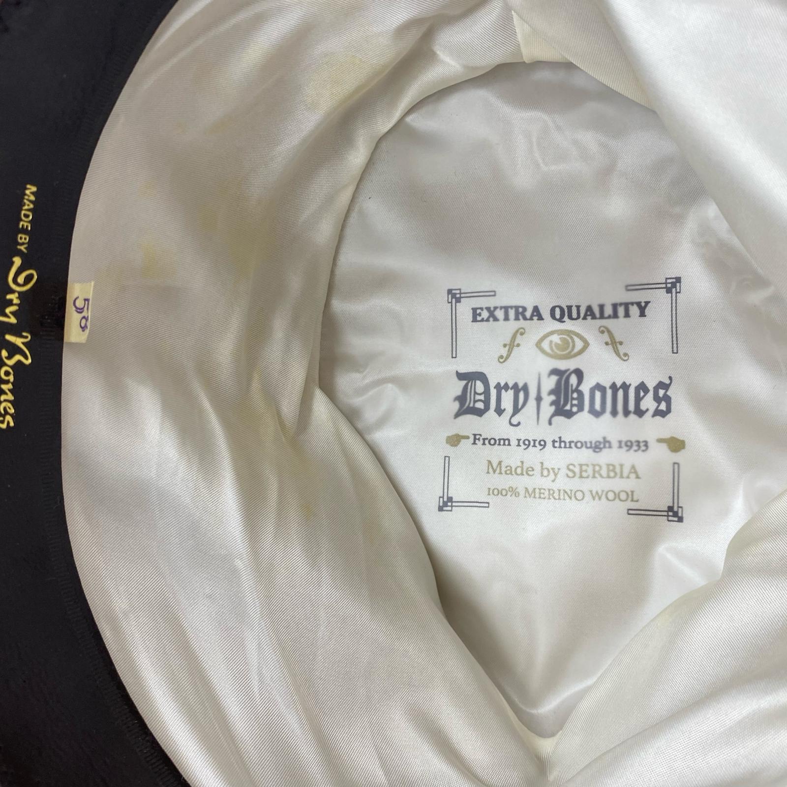 ハット Dry Bones 中折れハット ベージュ ベージュ