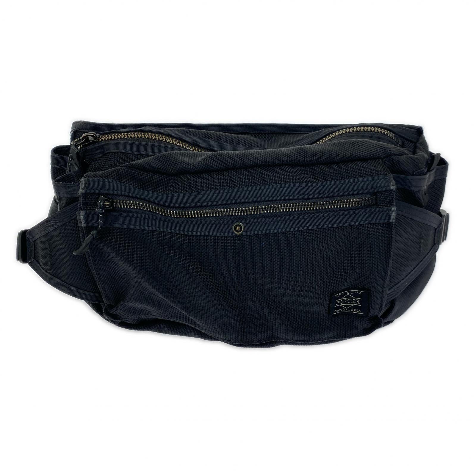 ボディバッグ PORTER HEAT WAIST BAG 黒 ブラック