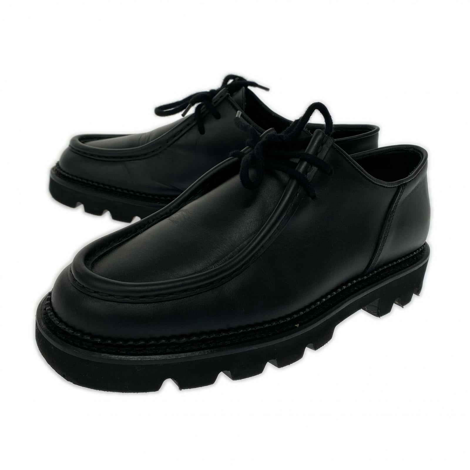 ブーツ COLLEGIUM PMD002 Moc-Toe Derby Shoe 黒 40 40 ブラック
