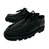 ブーツ COLLEGIUM PMD002 Moc-Toe Derby Shoe 黒 40 40 ブラック