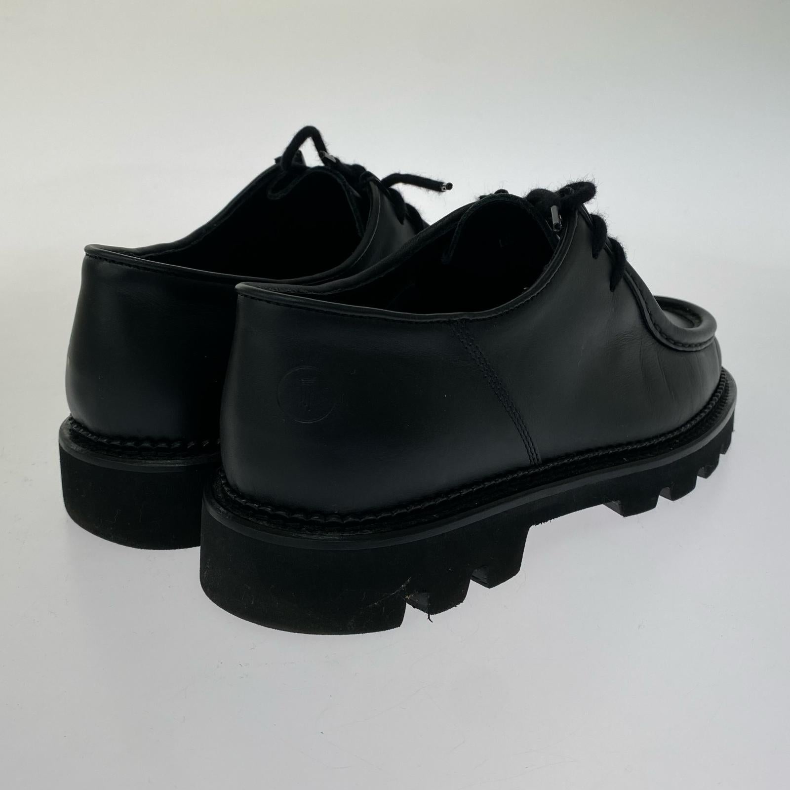 ブーツ COLLEGIUM PMD002 Moc-Toe Derby Shoe 黒 40 40 ブラック