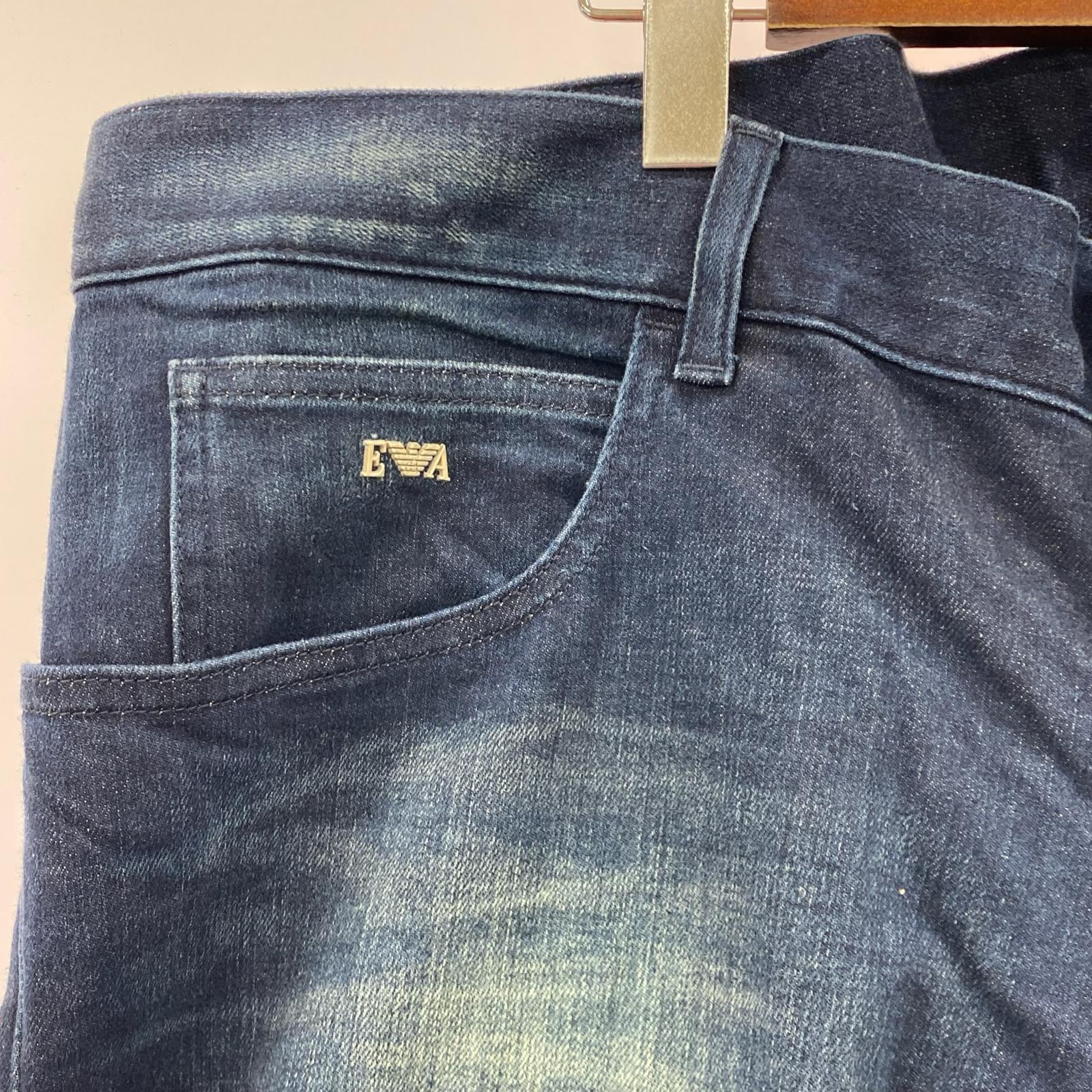 デニムパンツ EMPORIO ARMANI デニム・ジーンズ 40 ネイビー