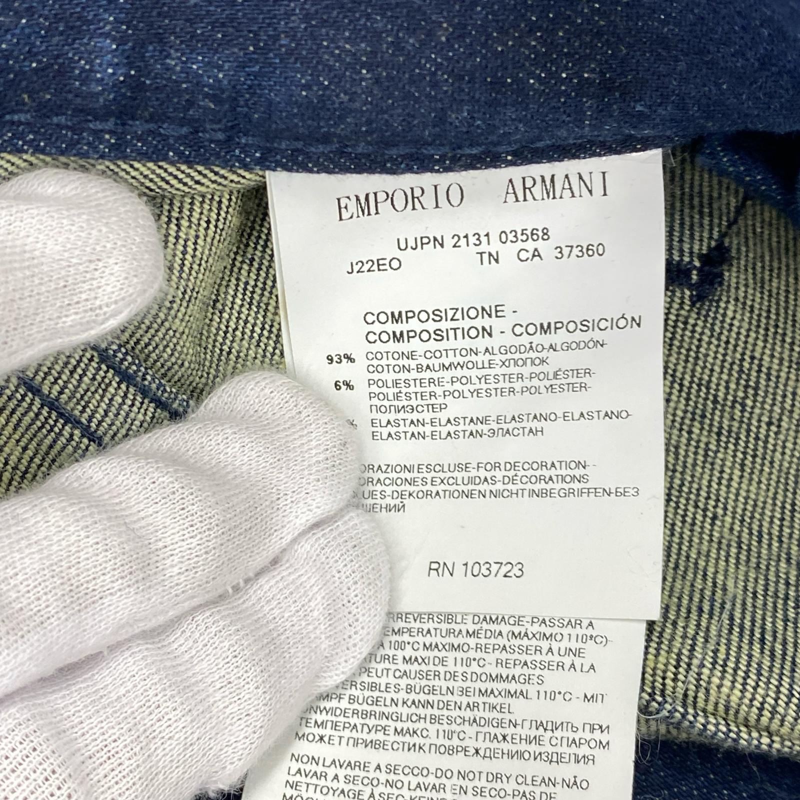 デニムパンツ EMPORIO ARMANI デニム・ジーンズ 40 ネイビー