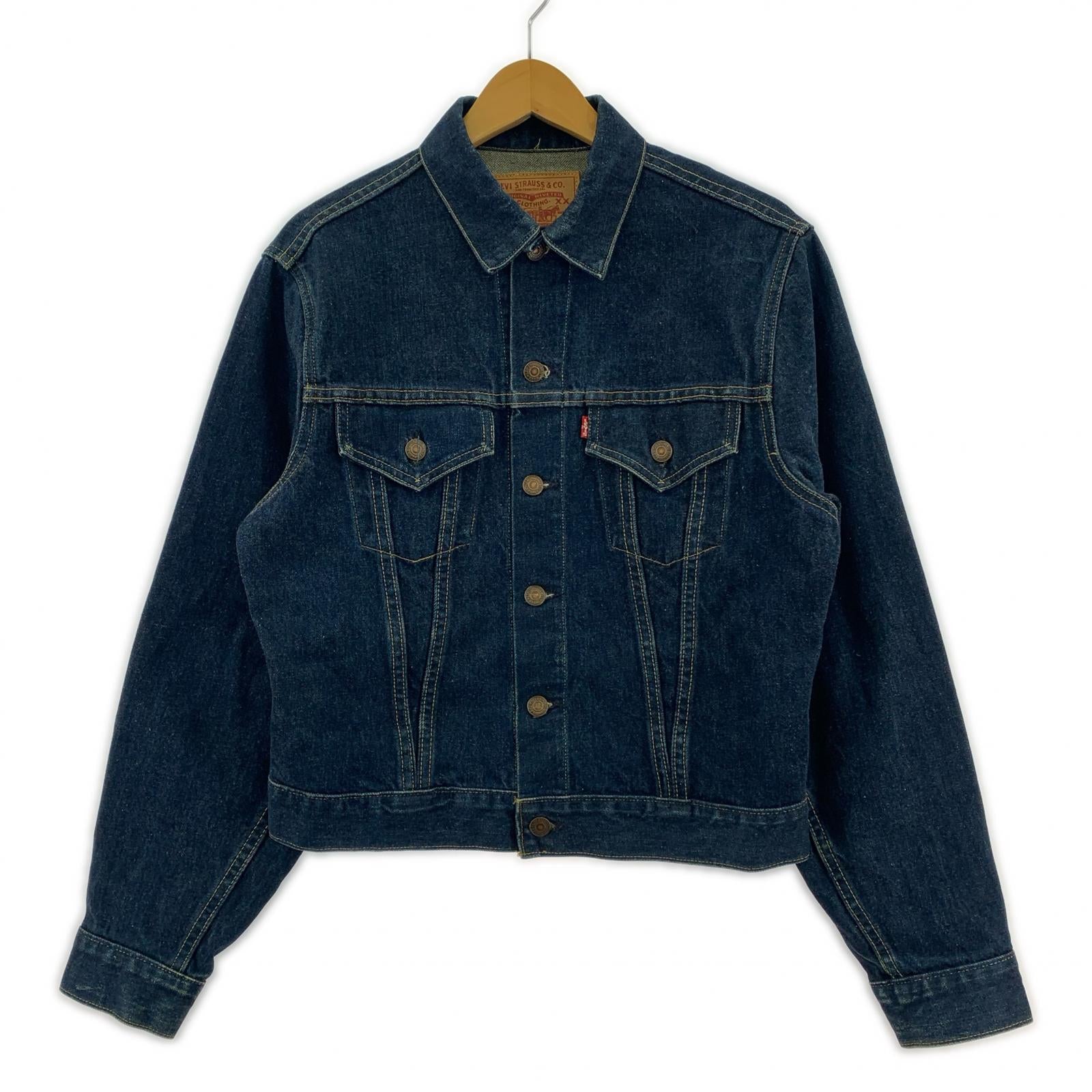 デニムジャケット バレンシア製 Lot557XX 3rdデニムジャケット ボタン裏555 36 ネイビー
