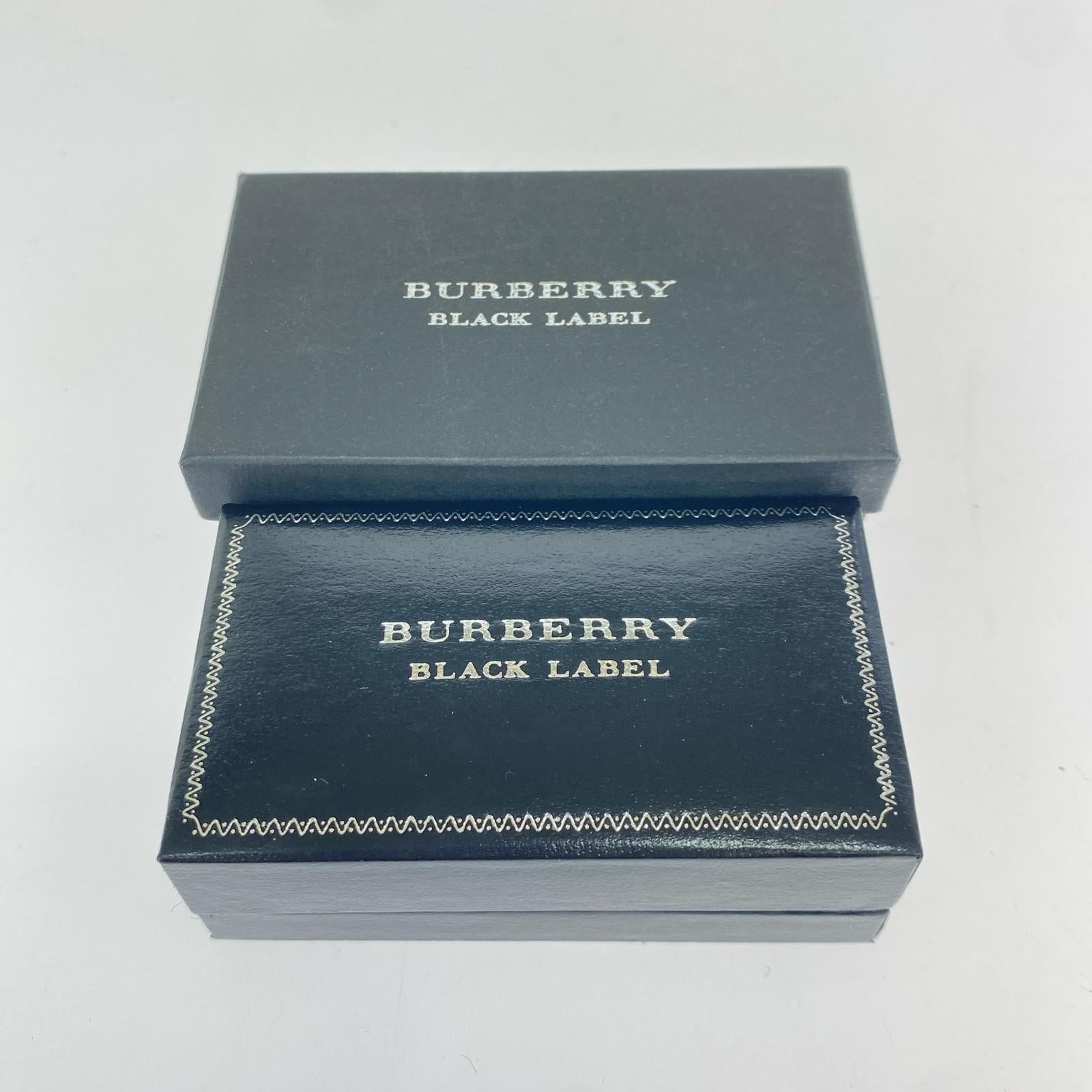 その他アクセサリー BURBERRY BLACK LABEL ロゴ刻印 タイピン ブラック