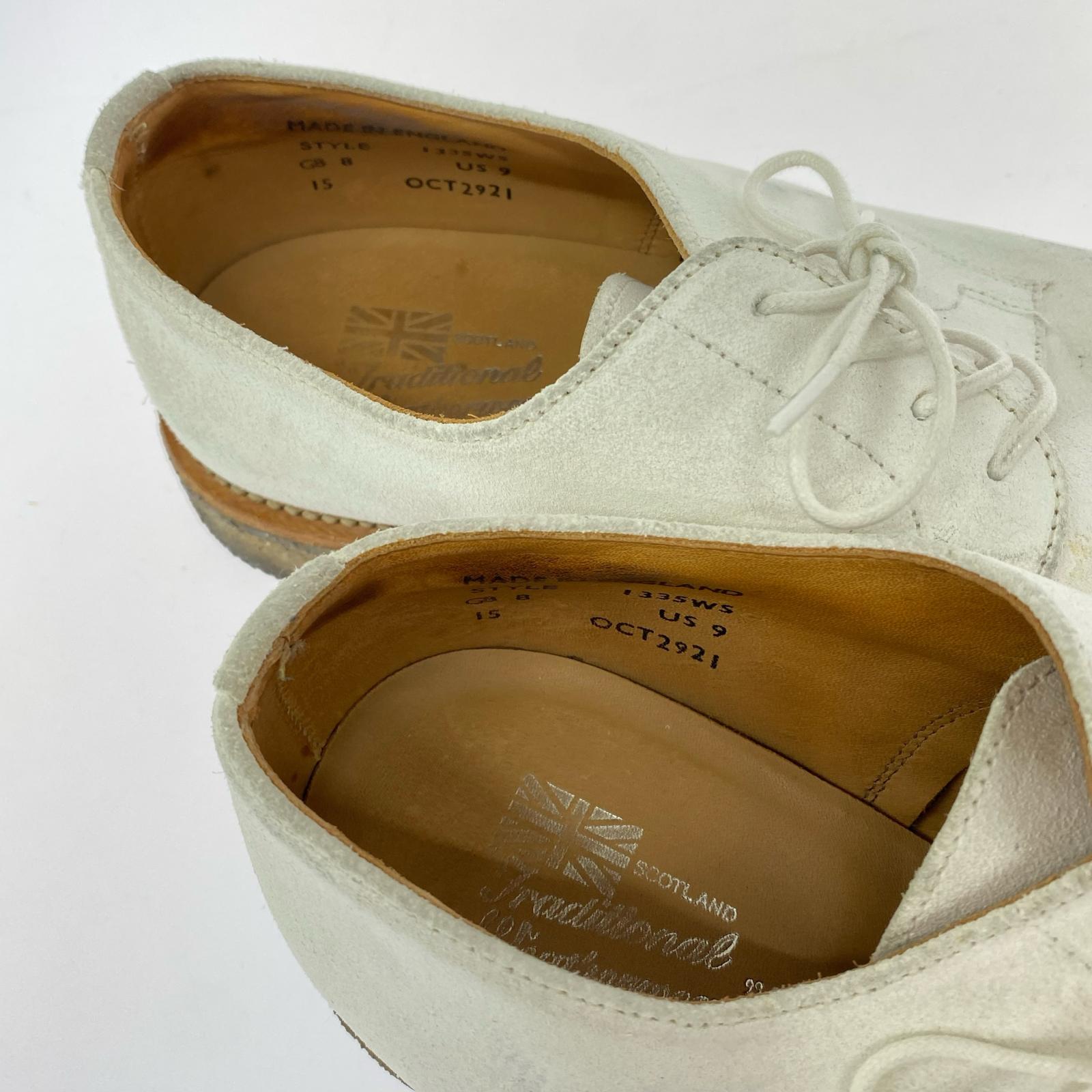 シューズ 3HOLE LEATHER SHOES ホワイト