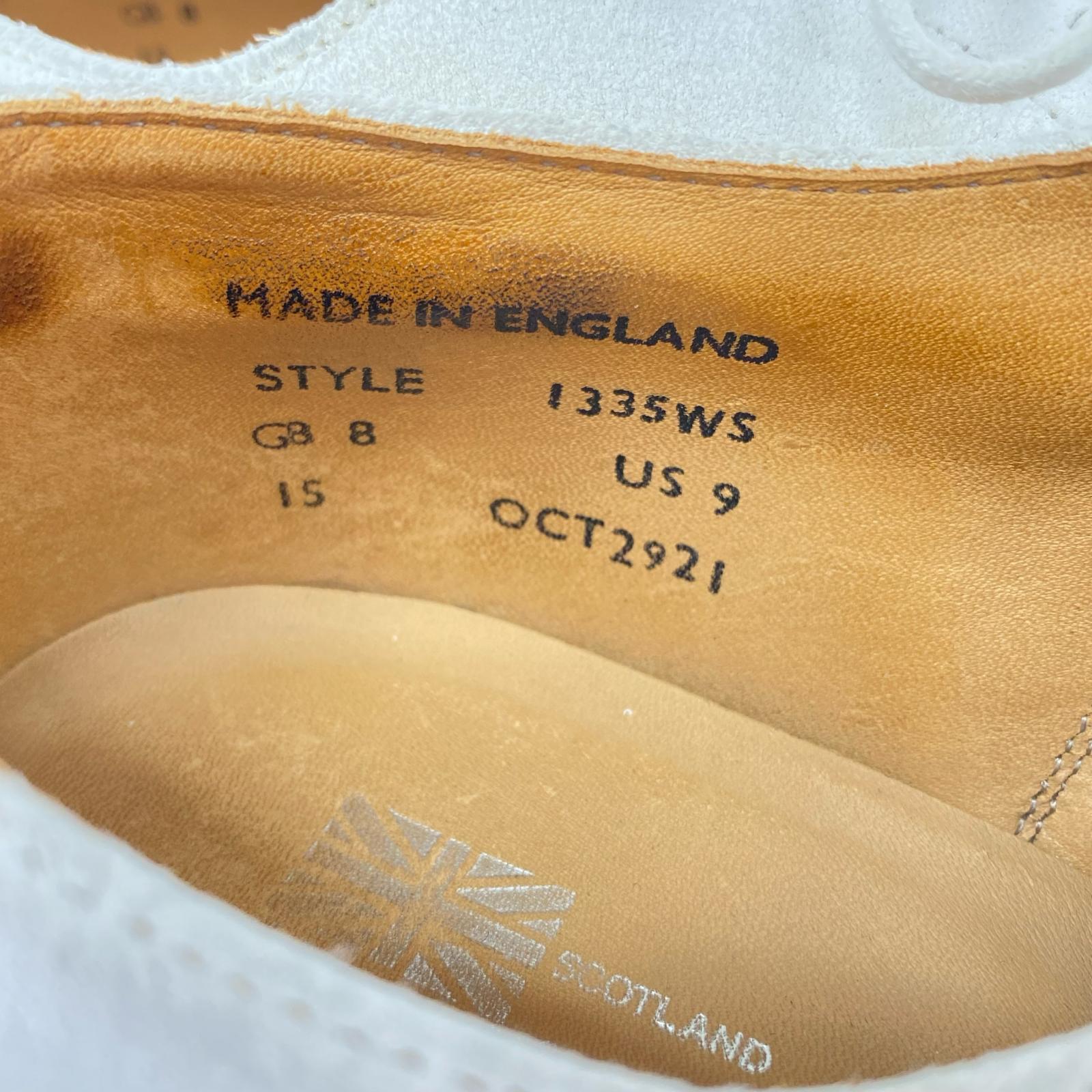 シューズ 3HOLE LEATHER SHOES ホワイト