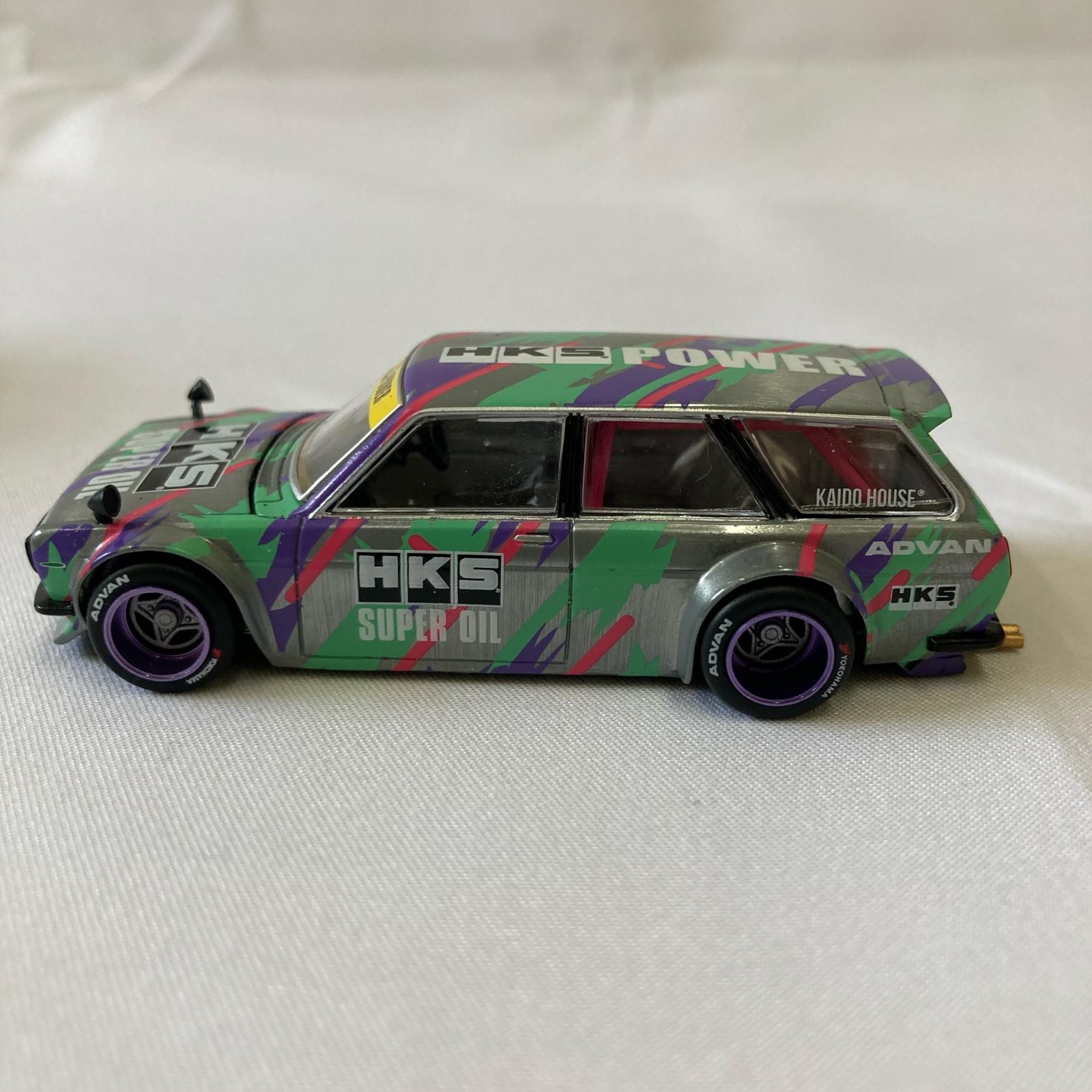 MINIGT カイドウ 510ブルーバードワゴン HKS ミニカーその他