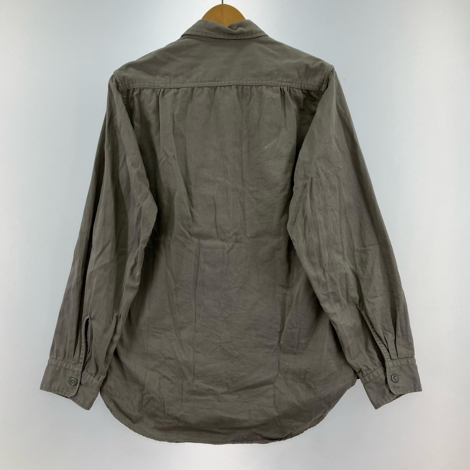 長袖シャツ ATLAST COTTON WORK SHIRT 319L 14 1/2 グレー