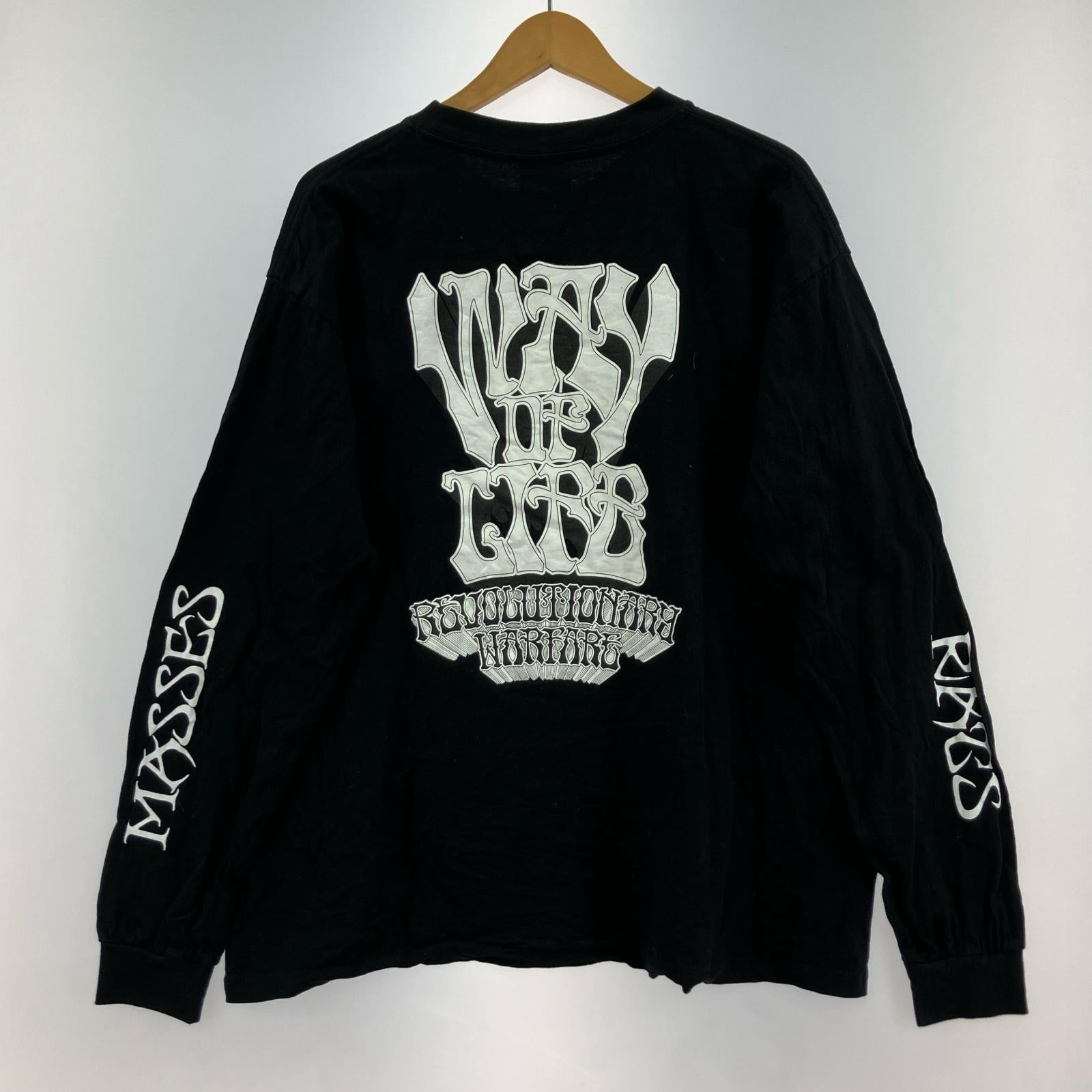 長袖Tシャツ × MASSES 黒 M M ブラック