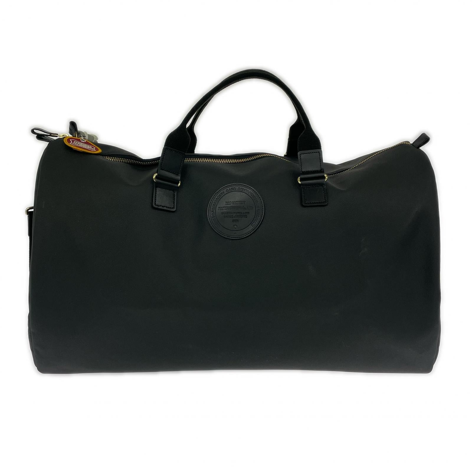 その他バッグ レザーボストンバッグ SYNTHETIC LEATHER BOSTON BAG ブラック