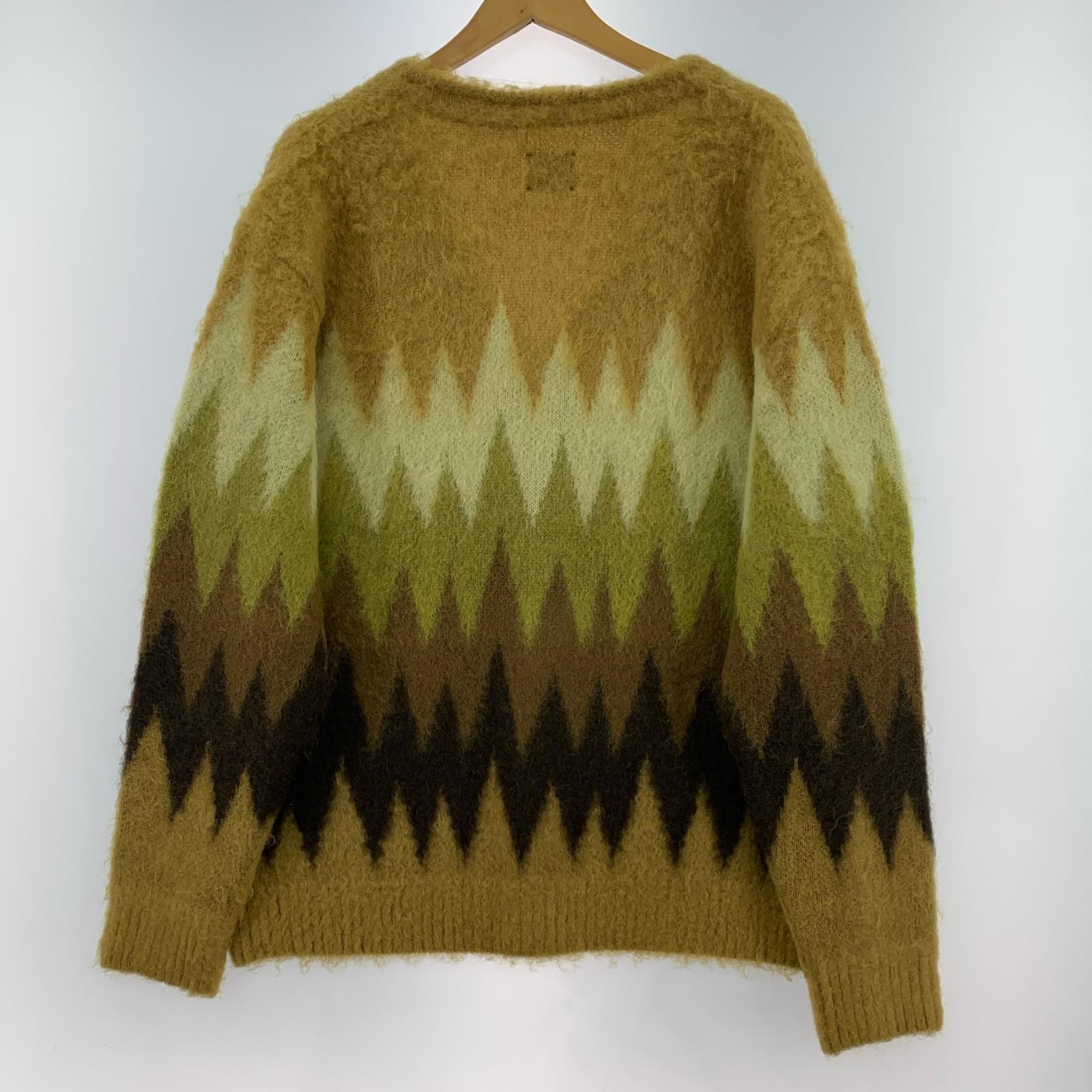 カーディガン 22AW Mohair Cardigan ZIGZAG M