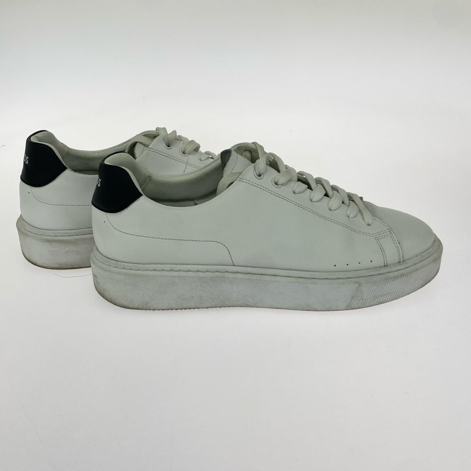 シューズ レザー size41 ホワイト 25.5cm (US7 1/2 UK7 EU41)