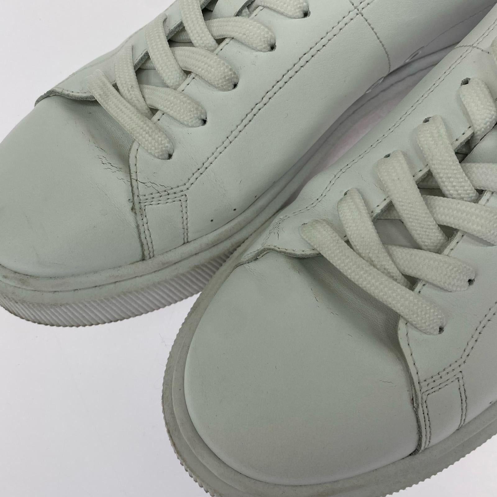 シューズ レザー size41 ホワイト 25.5cm (US7 1/2 UK7 EU41)
