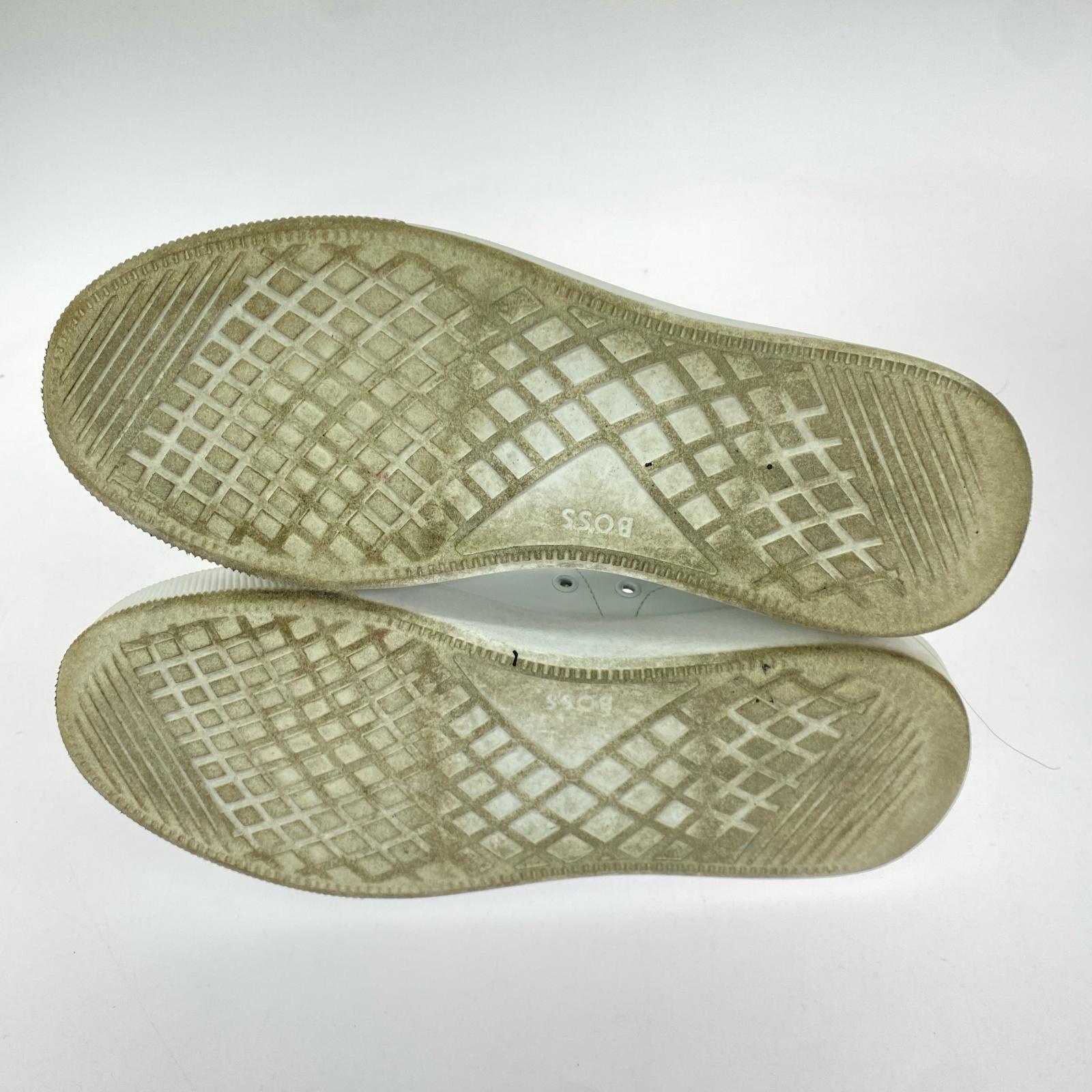 シューズ レザー size41 ホワイト 25.5cm (US7 1/2 UK7 EU41)
