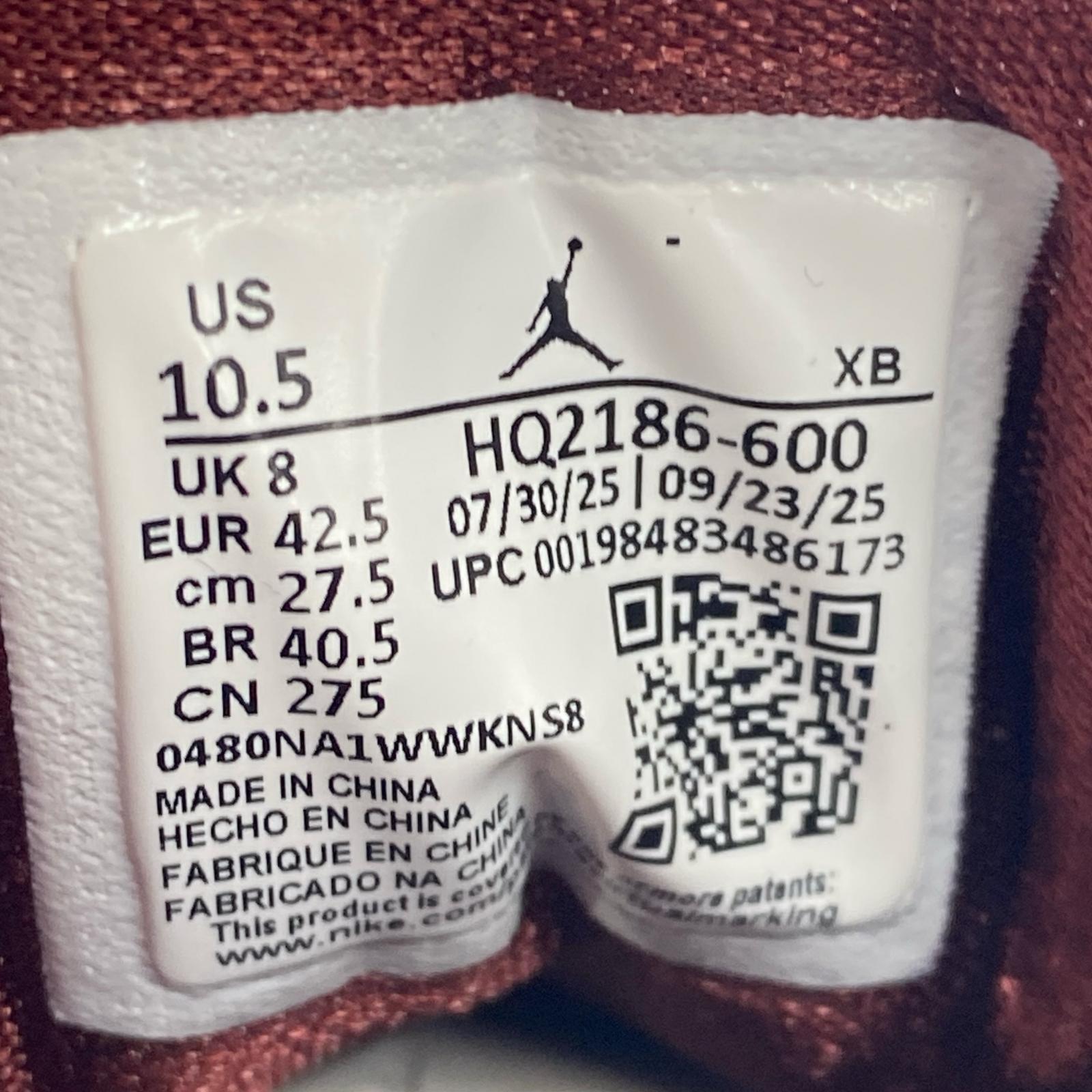 スニーカー AJ1 LOW HQ2186-600 (27.5cm) 27.5cm (US9 1/2 UK9 EU45) レッド