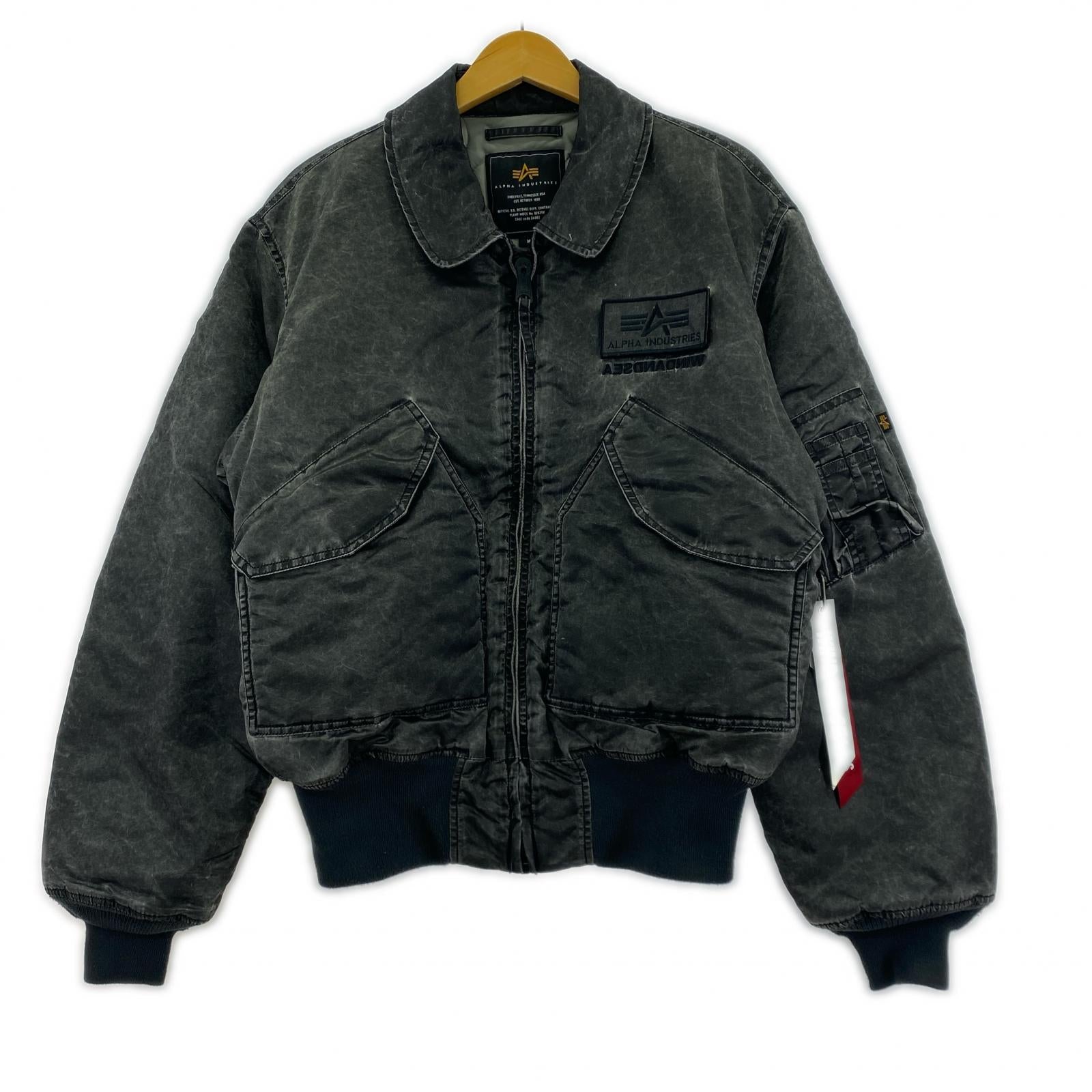 ブルゾン ALPHA×WIND AND SEA 25SS CWU-45P MA-1 M ブラック