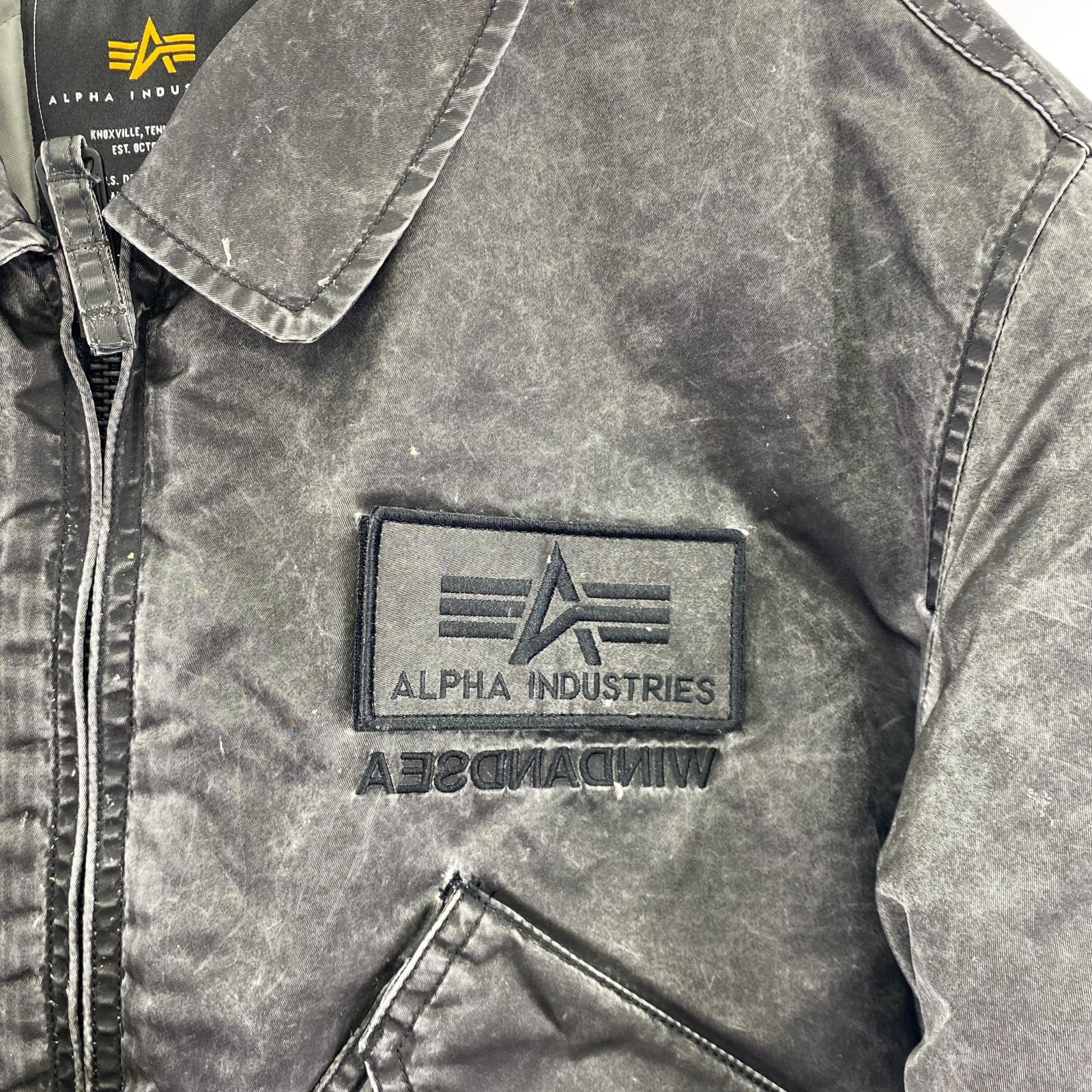 ブルゾン ALPHA×WIND AND SEA 25SS CWU-45P MA-1 M ブラック