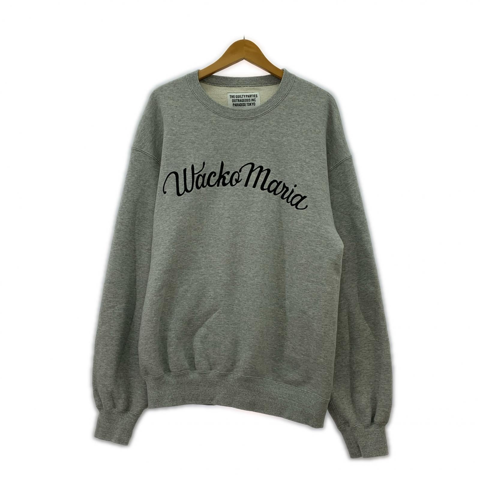 スウェット MIDDLE WEIGHT CREW NECK SWEAT SHIRT/グレー L グレー