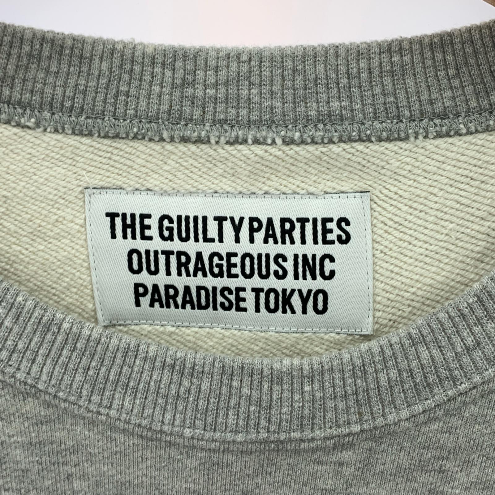 スウェット MIDDLE WEIGHT CREW NECK SWEAT SHIRT/グレー L グレー